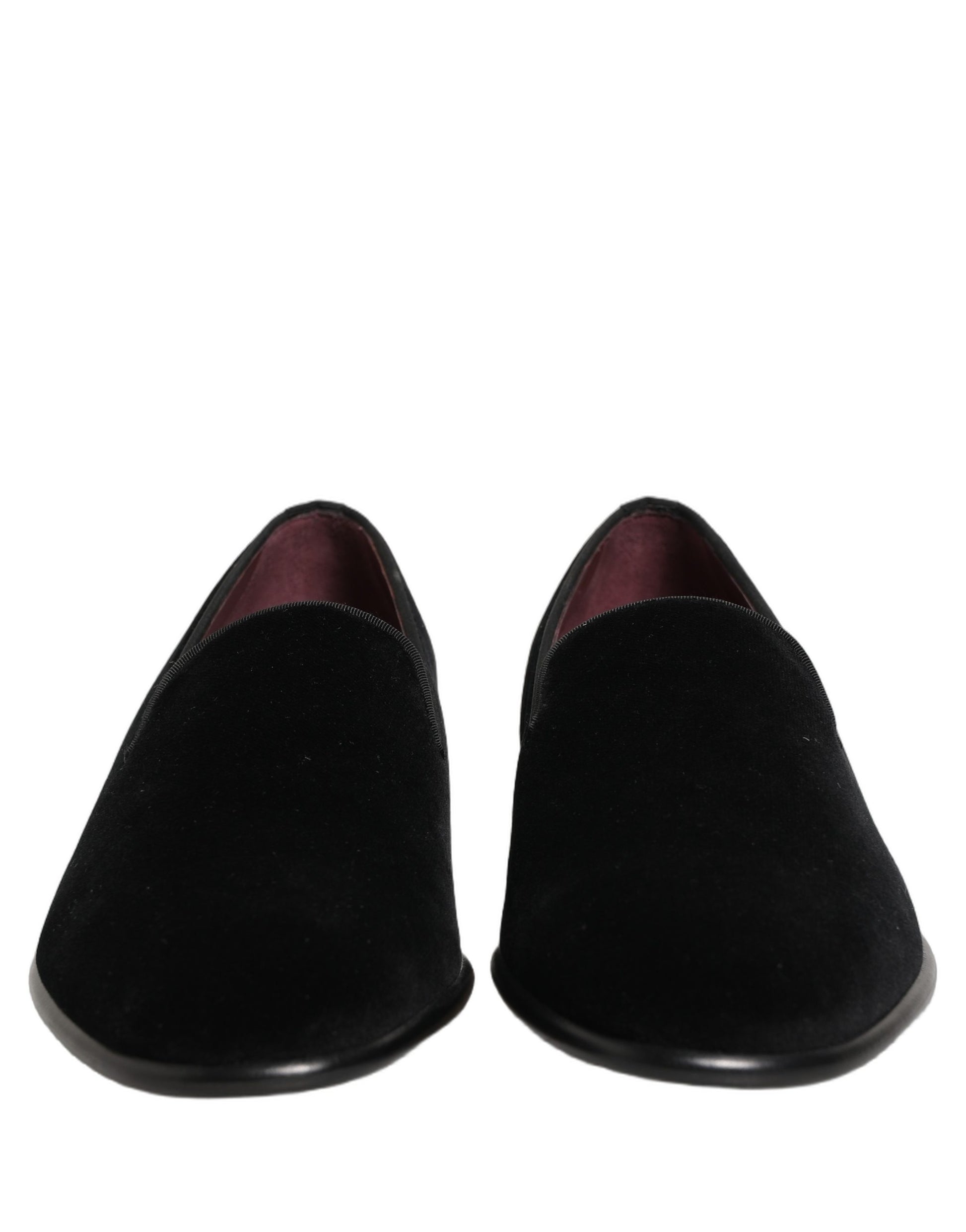 Dolce & Gabbana Black Slip On Loafers for Men detail view
