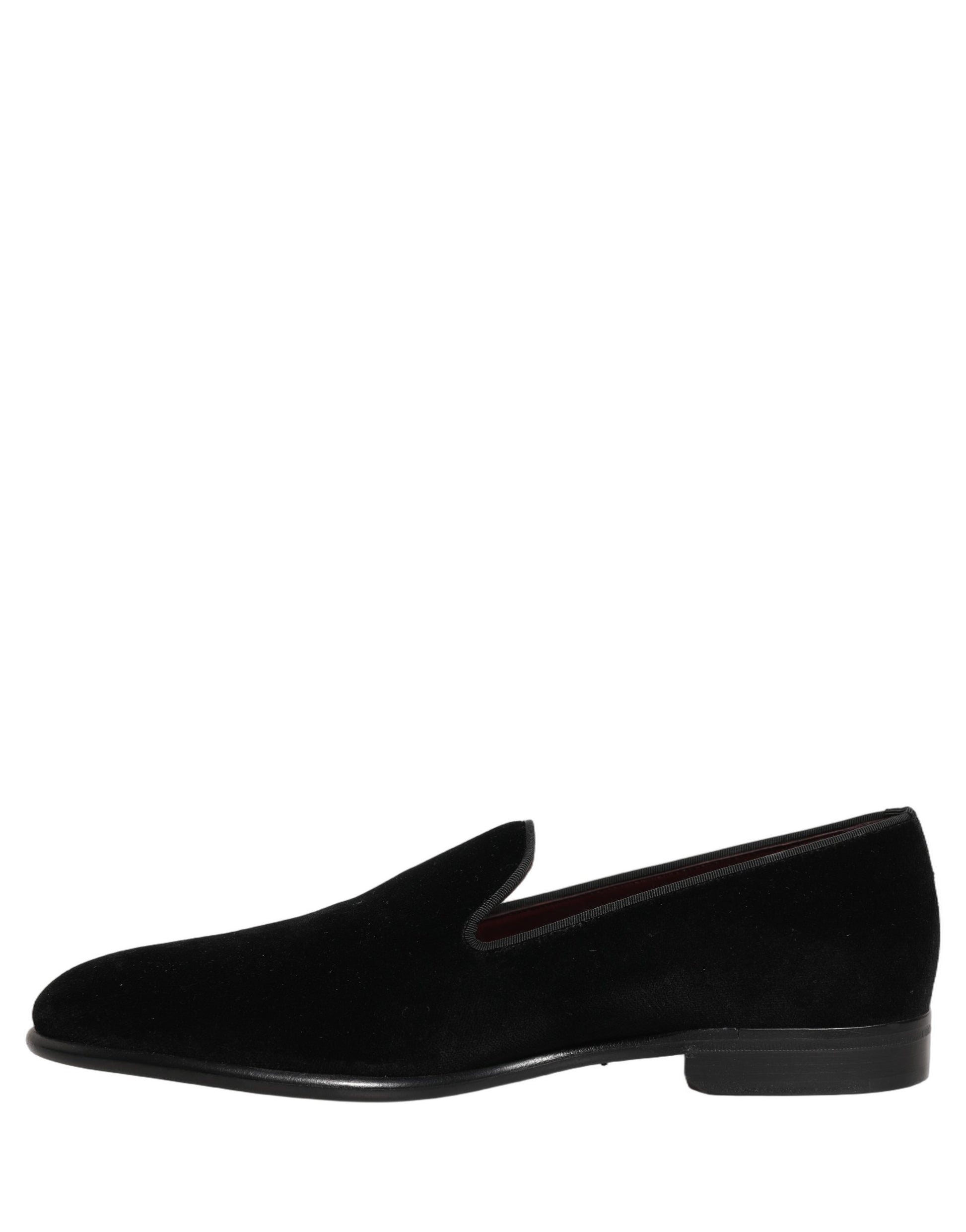 Dolce & Gabbana Black Slip On Loafers for Men additional view