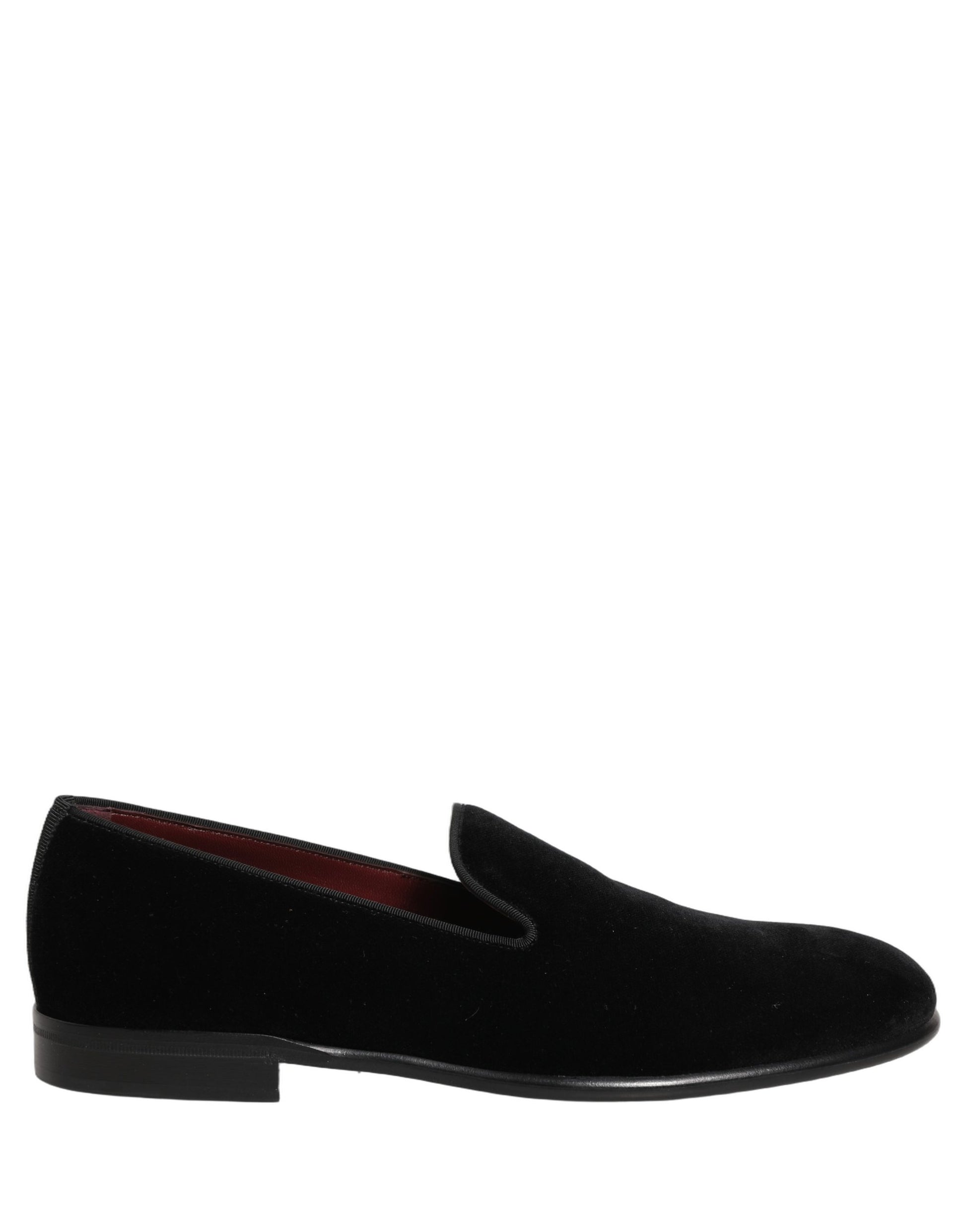 Dolce & Gabbana Black Slip On Loafers for Men alternate view