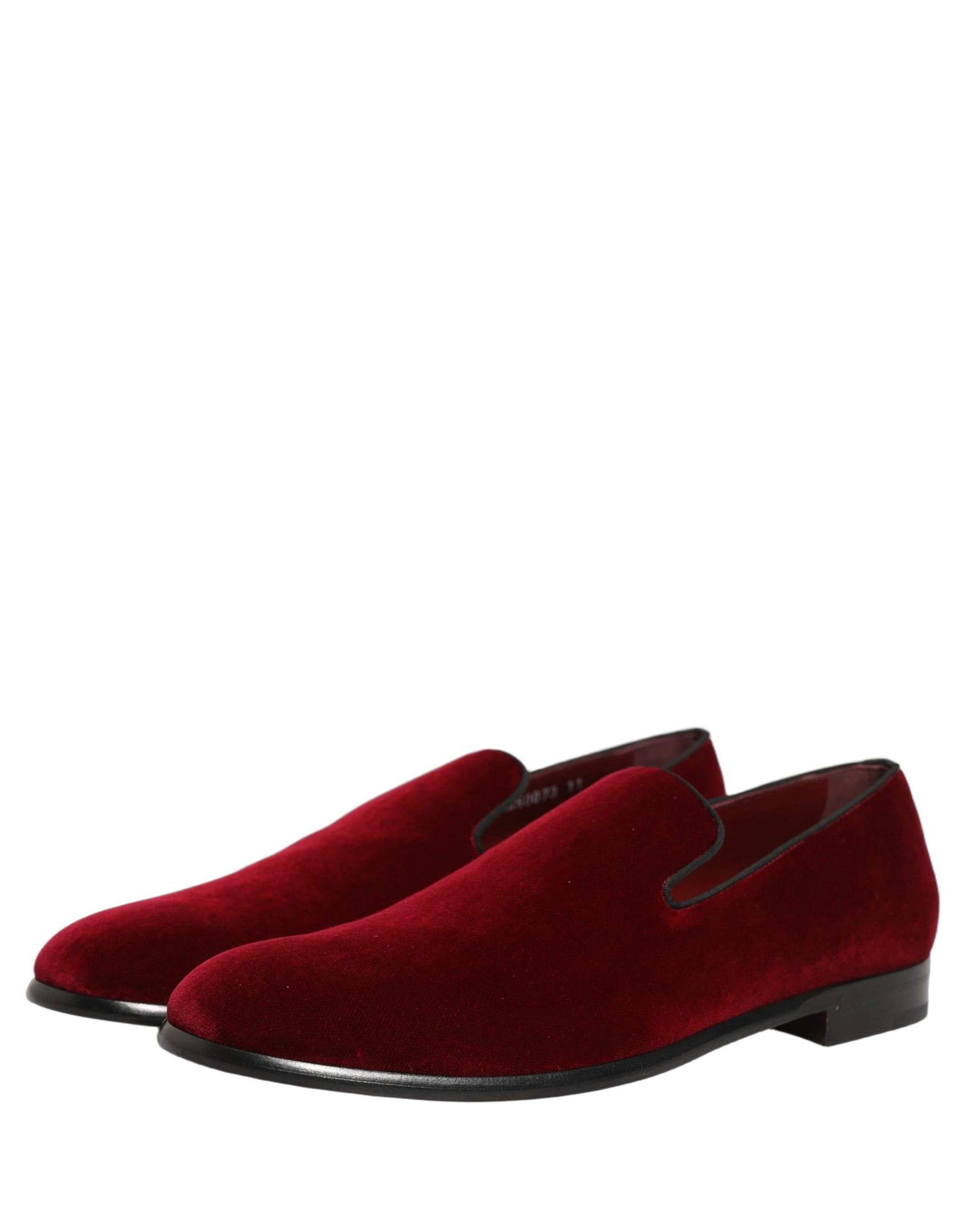 Dolce & Gabbana Red Slip On Loafers for Men additional view