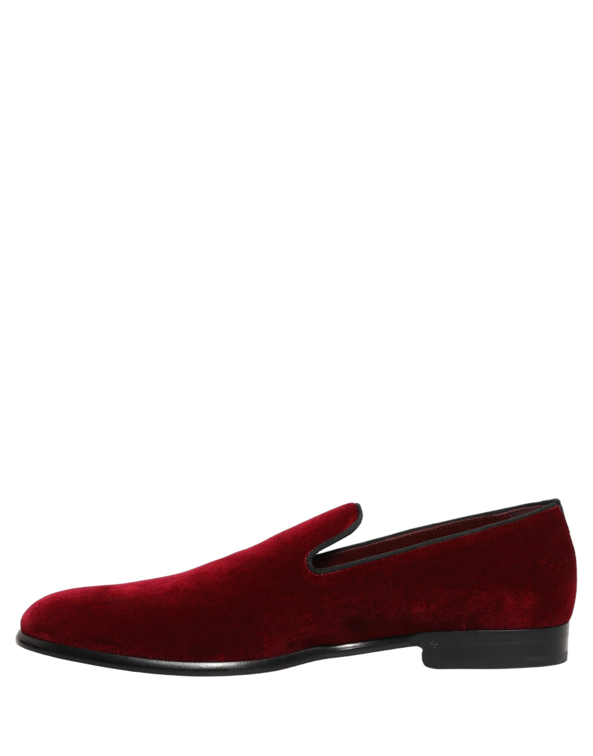Dolce & Gabbana Red Slip On Loafers for Men additional view