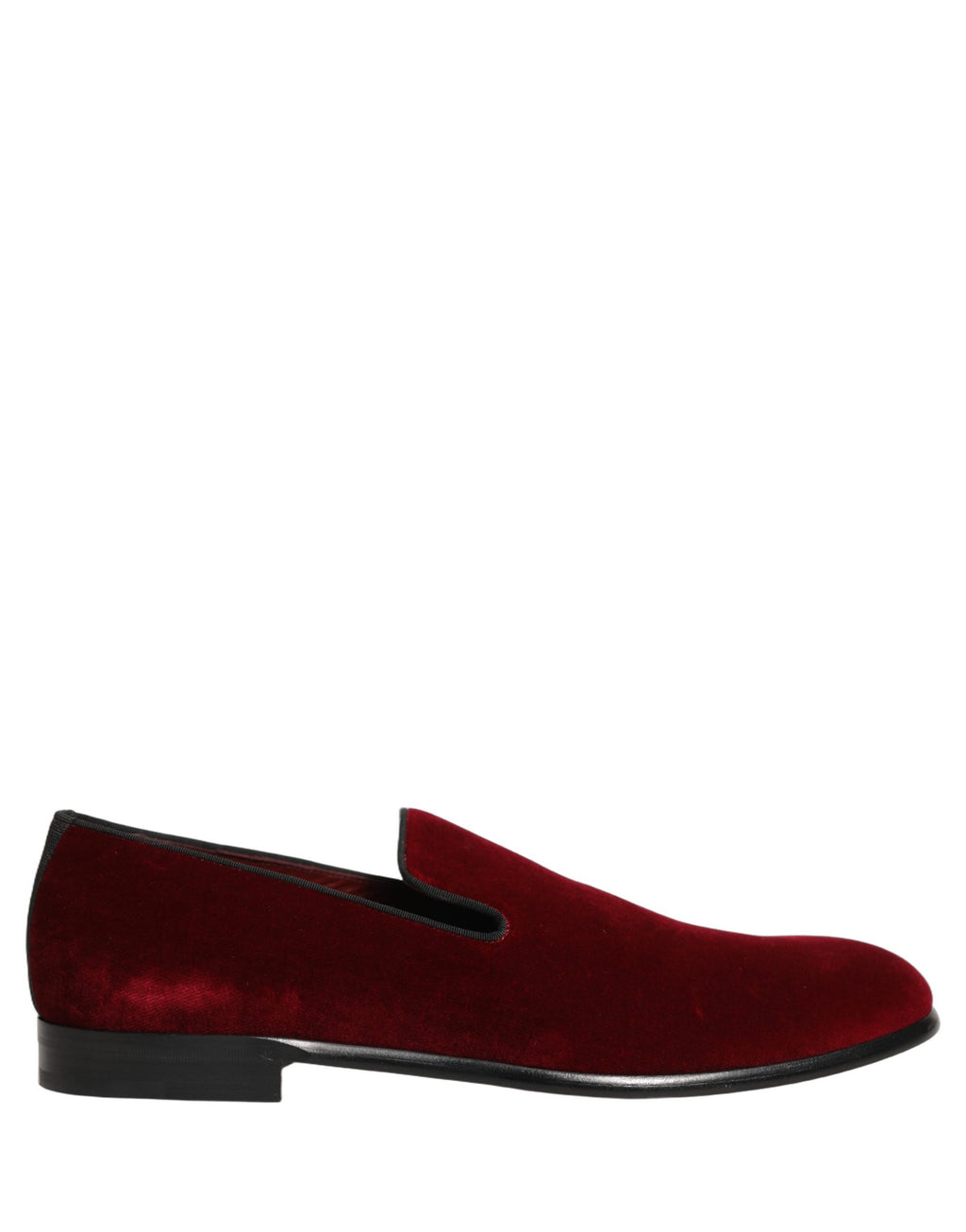 Dolce & Gabbana Red Slip On Loafers for Men alternate view