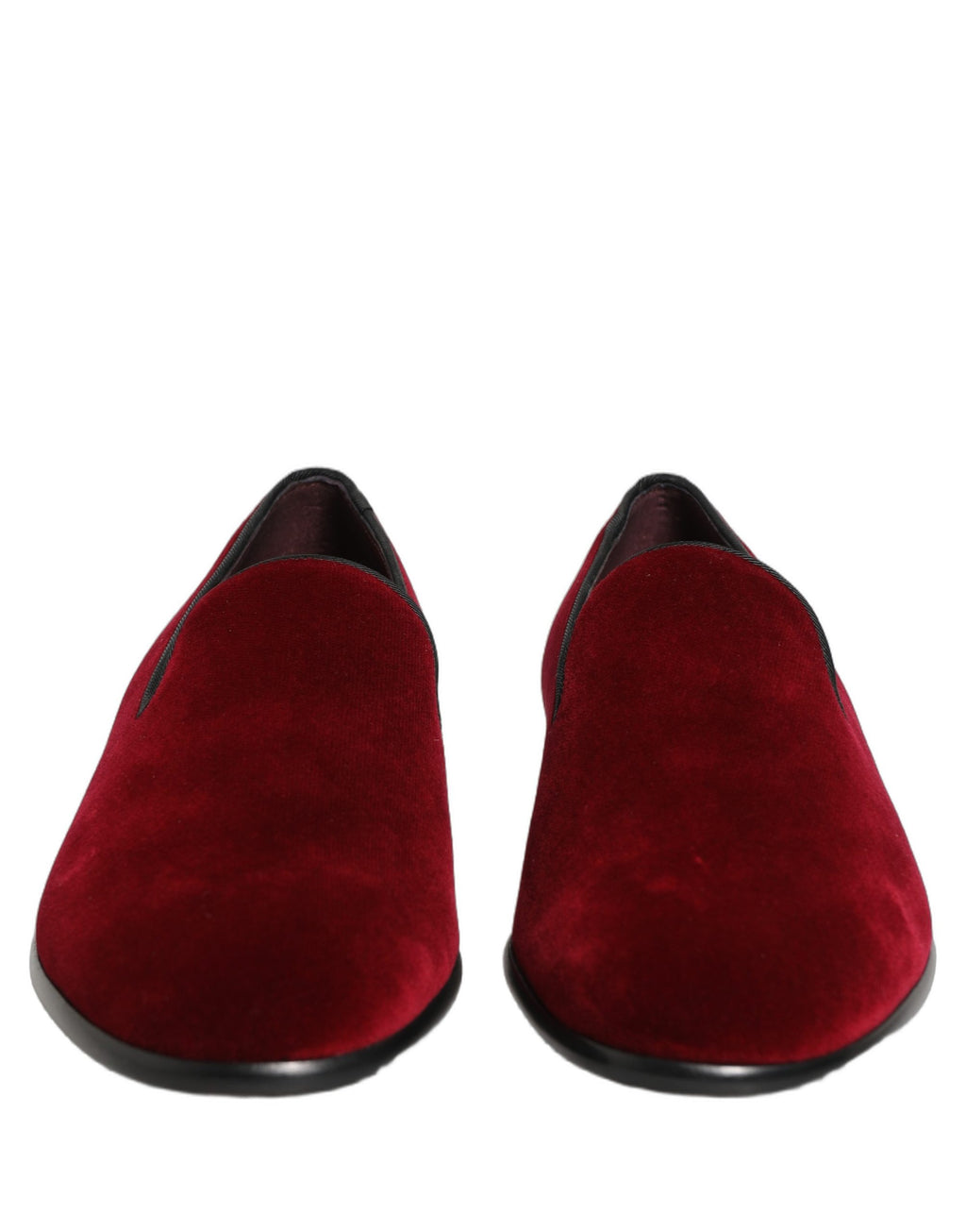 Dolce & Gabbana Red Slip On Loafers for Men detail view