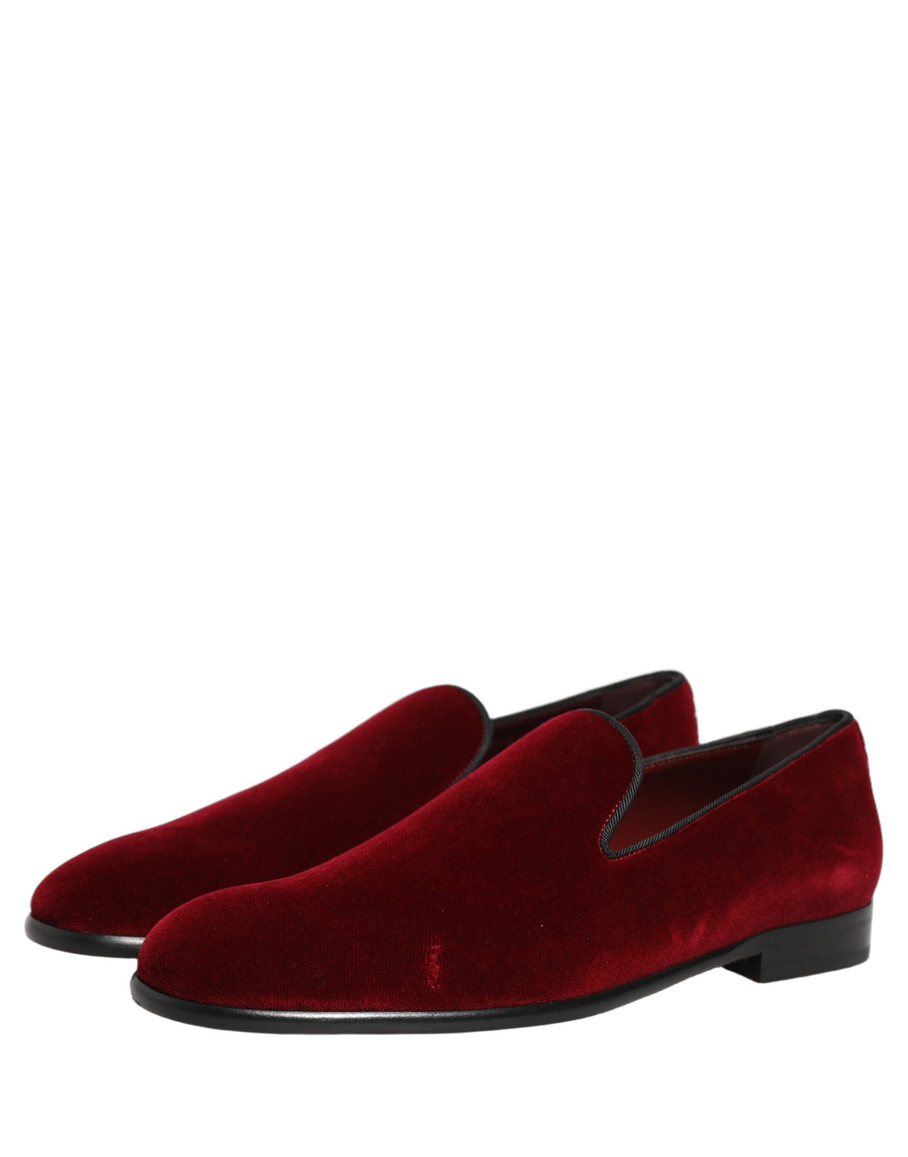Dolce & Gabbana Red Slip On Loafers for Men additional view