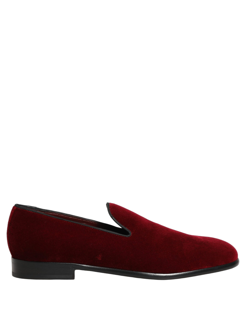 Dolce & Gabbana Red Slip On Loafers for Men alternate view