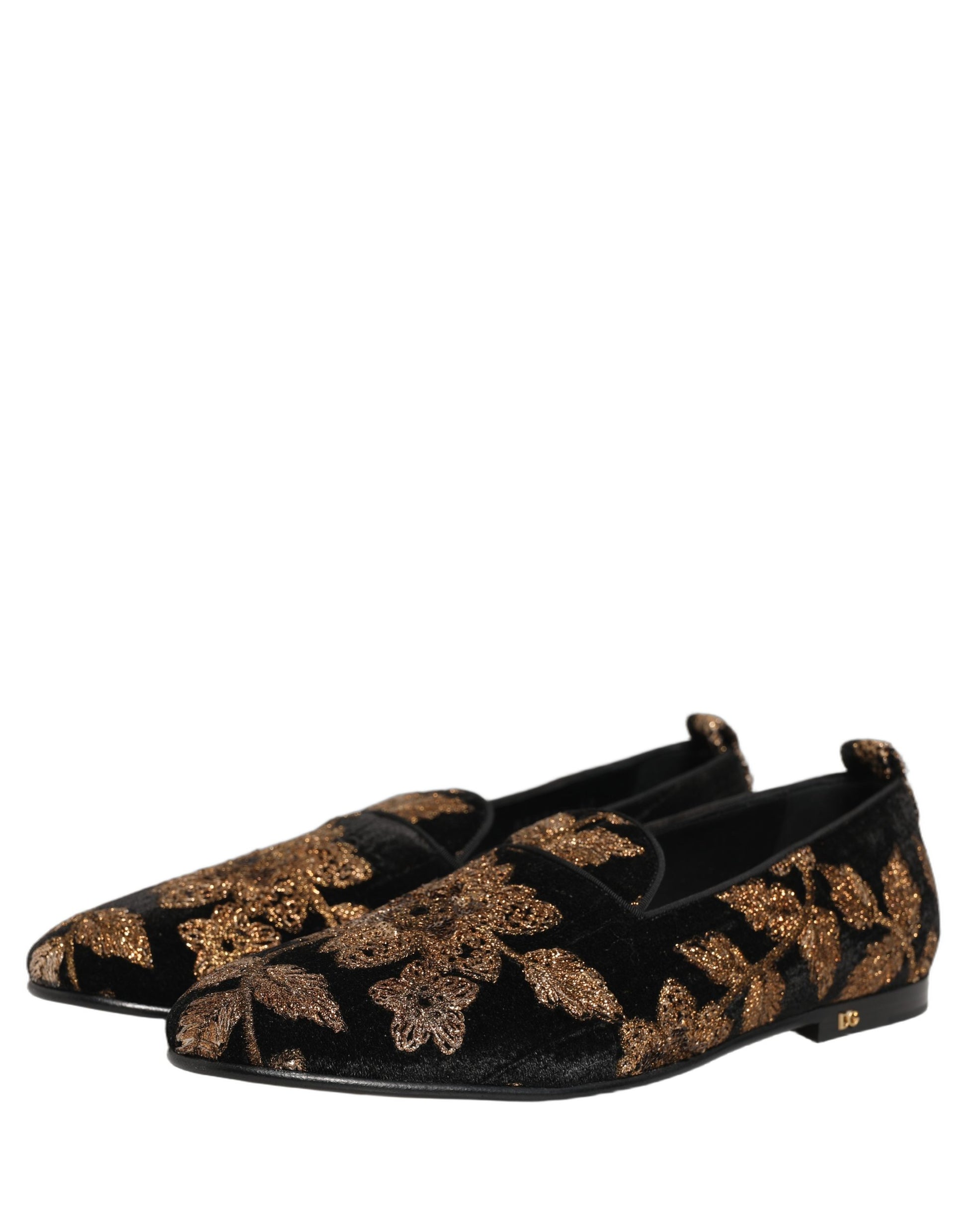 Dolce & Gabbana Black Slip On Loafers for Men additional view