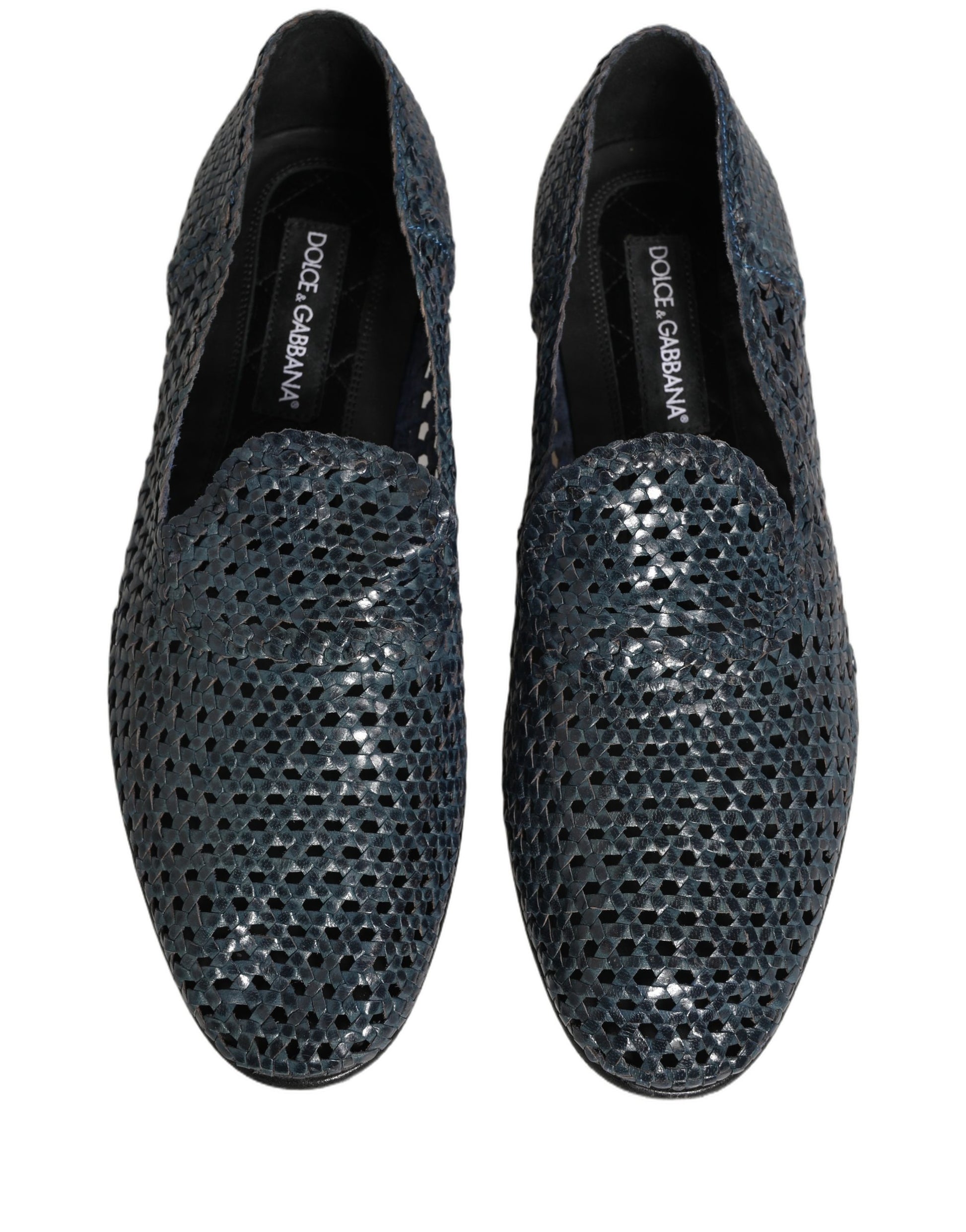 Dolce & Gabbana Blue Slip On Loafers for Men additional view