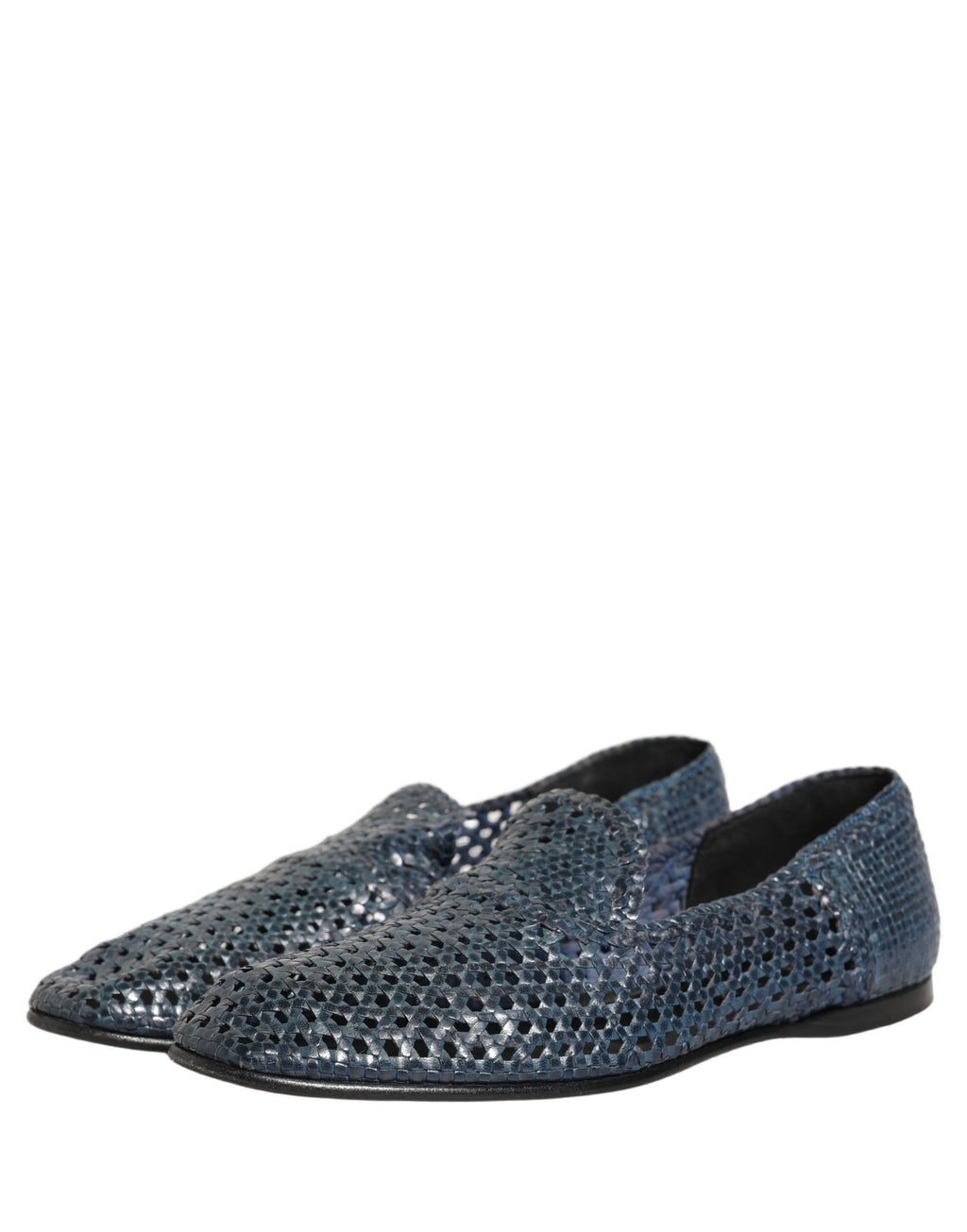 Dolce & Gabbana Blue Slip On Loafers for Men alternate view