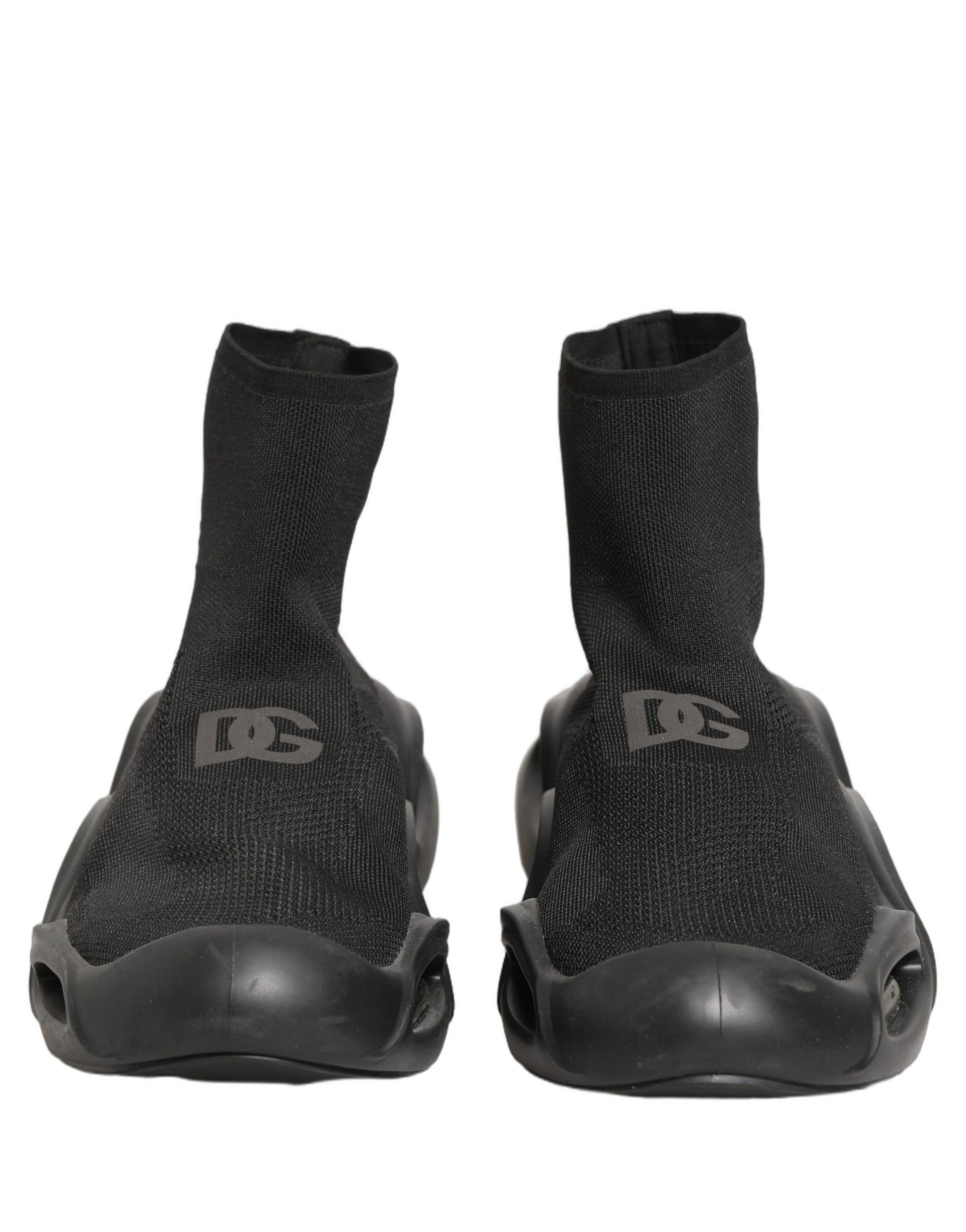 Dolce & Gabbana Black Low Top Sneakers for Men side view