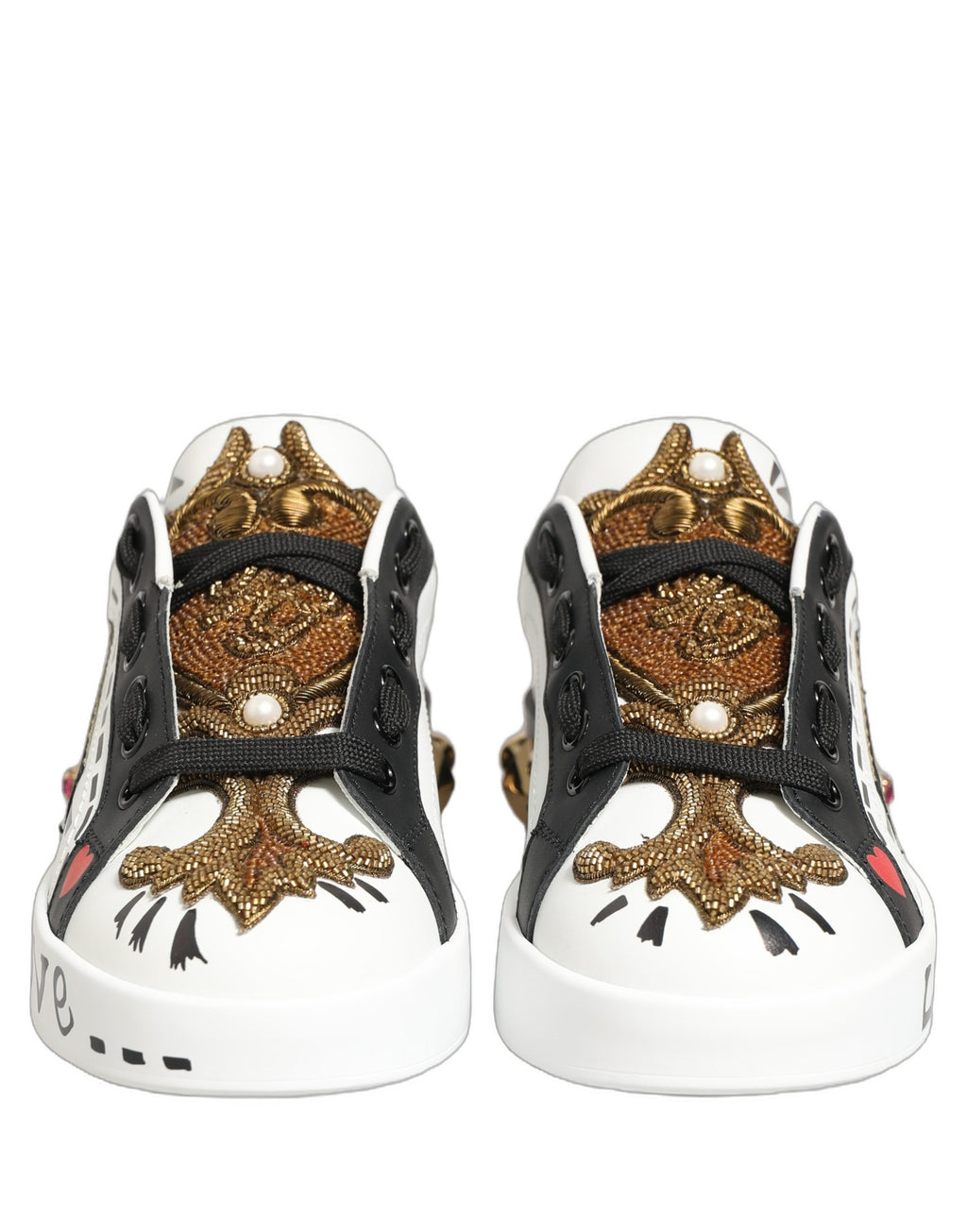Dolce & Gabbana White Low Top Sneakers for Women additional view
