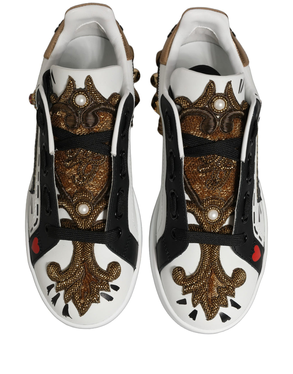 Dolce & Gabbana White Low Top Sneakers for Women additional view