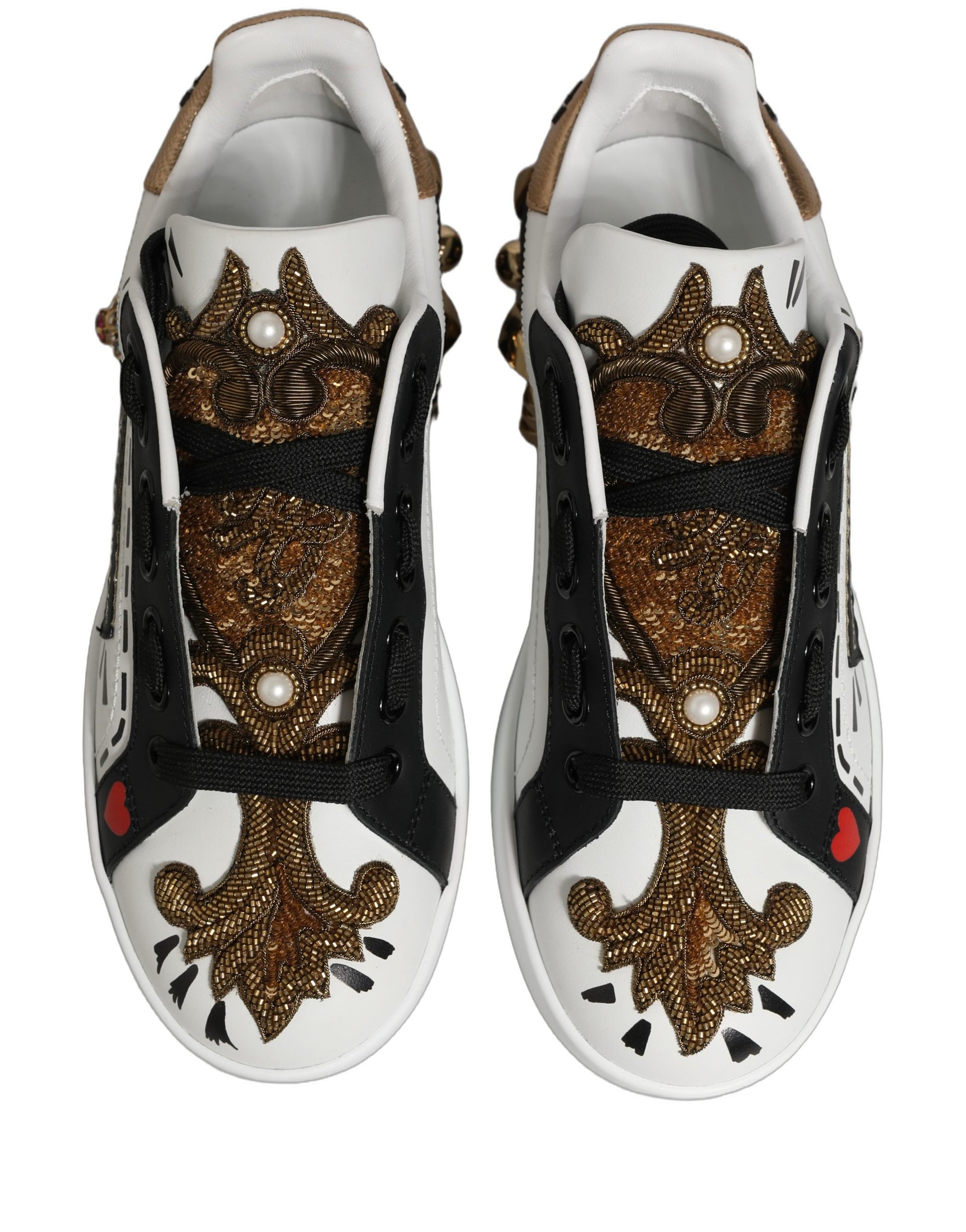 Dolce & Gabbana White Low Top Sneakers for Women additional view