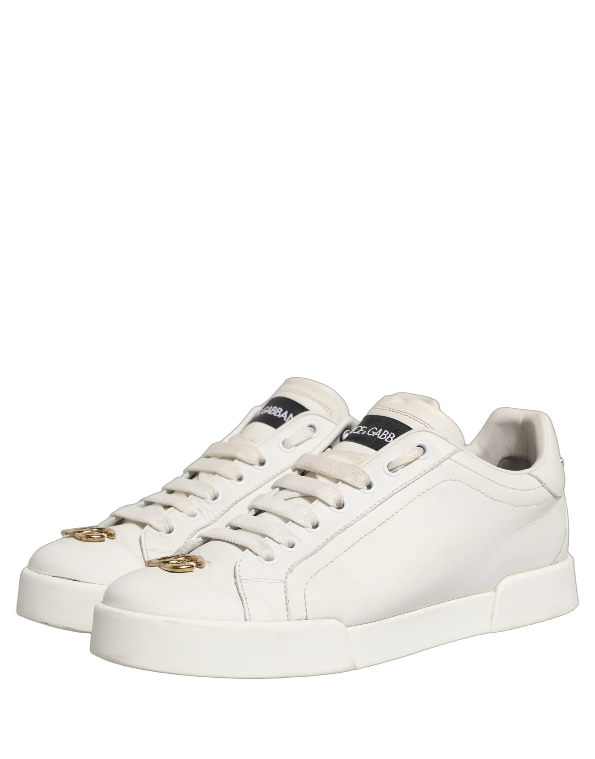 Dolce & Gabbana White Low Top Sneakers for Women additional view