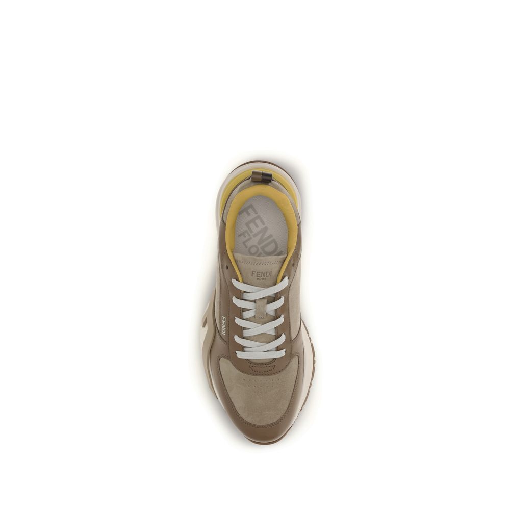 Fendi Multicolor Athletic Sneakers for Men side view