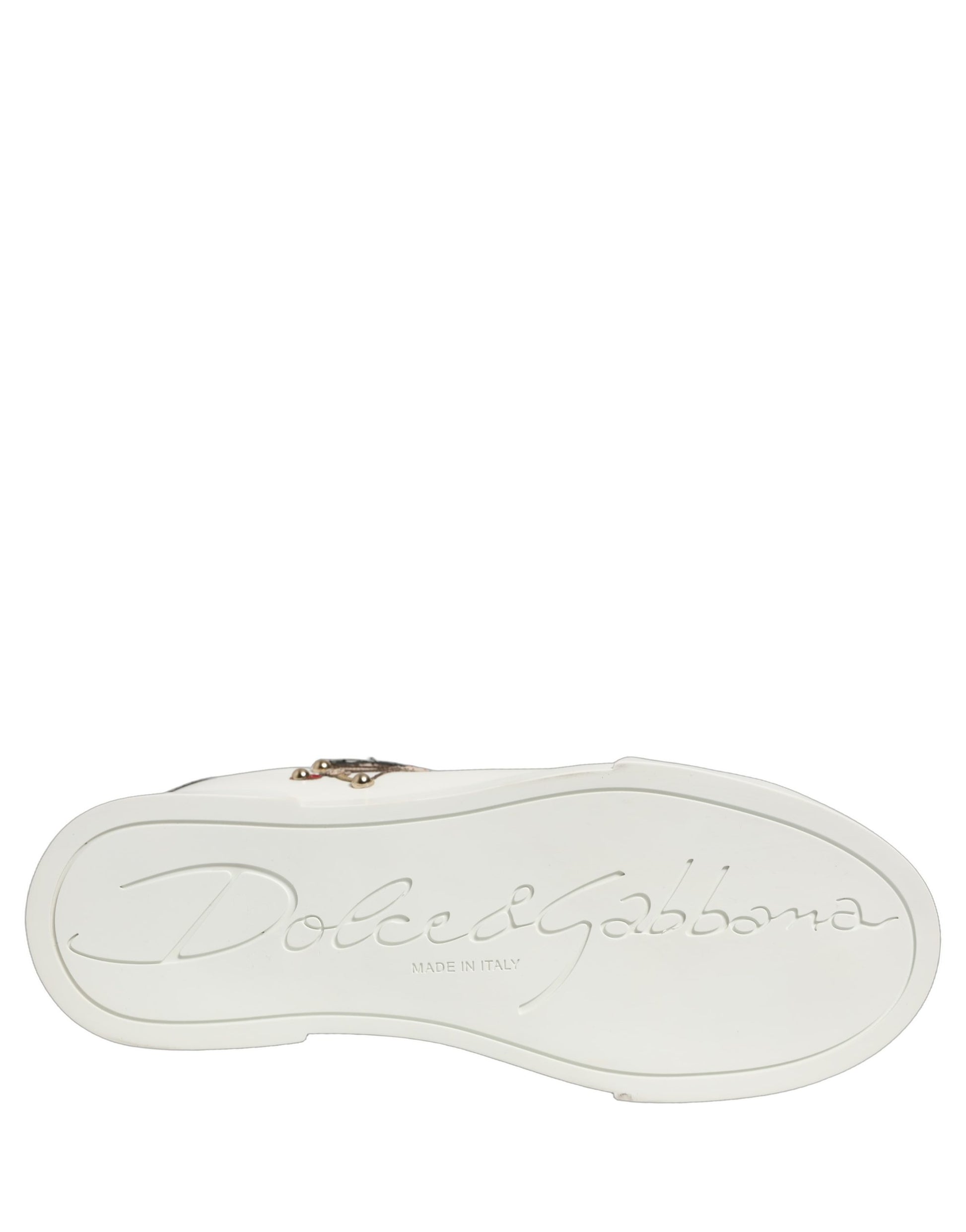 Dolce & Gabbana White Low Top Sneakers for Women additional view