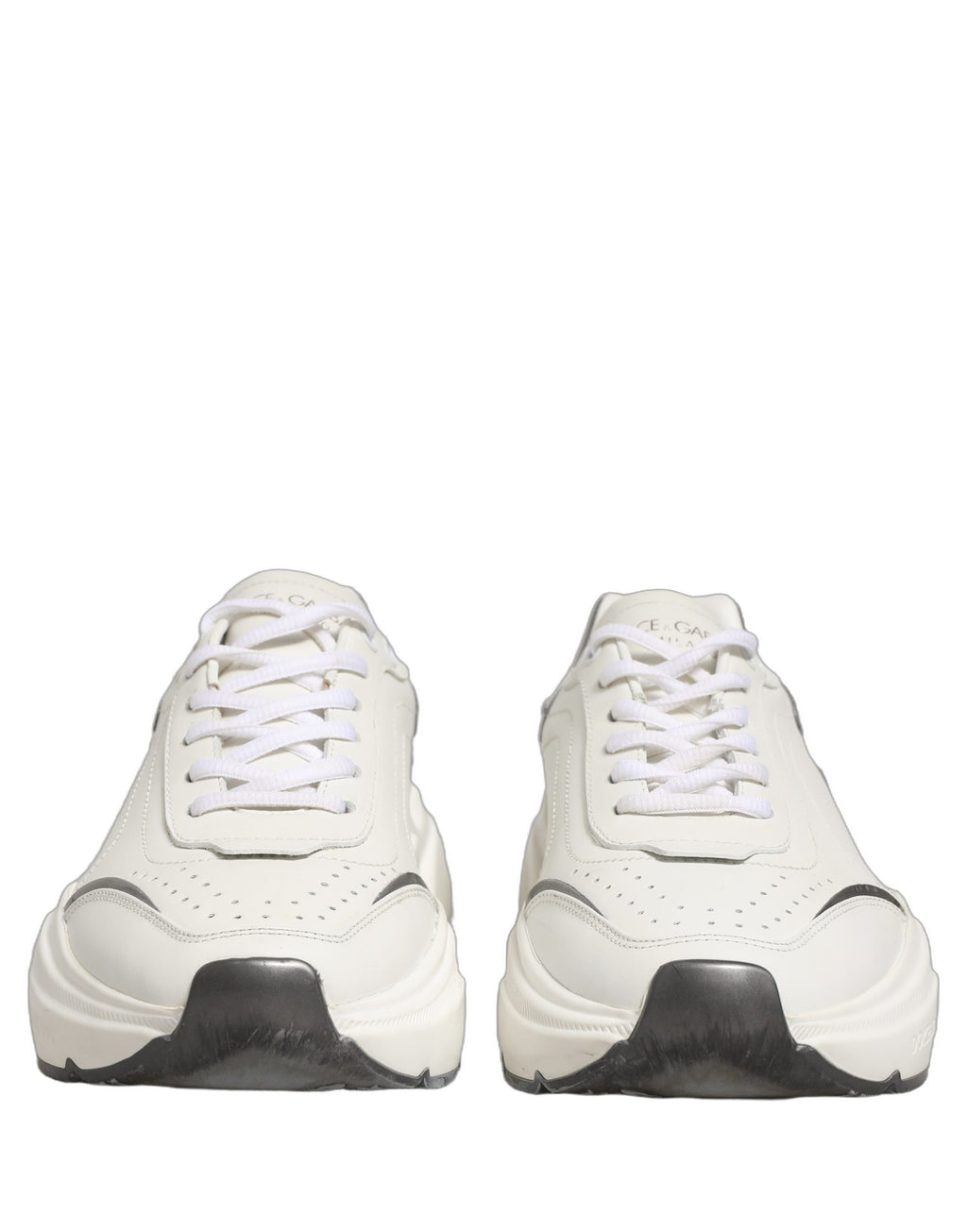 Dolce & Gabbana White Low Top Sneakers for Women detail view