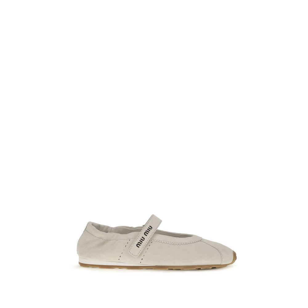 Miu Miu White Ballet Flats for Women