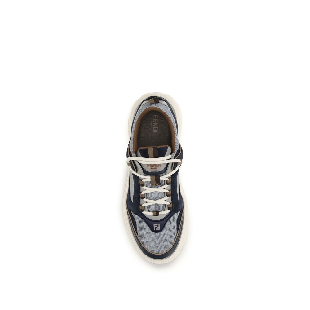 Fendi Multicolor Athletic Sneakers for Men side view