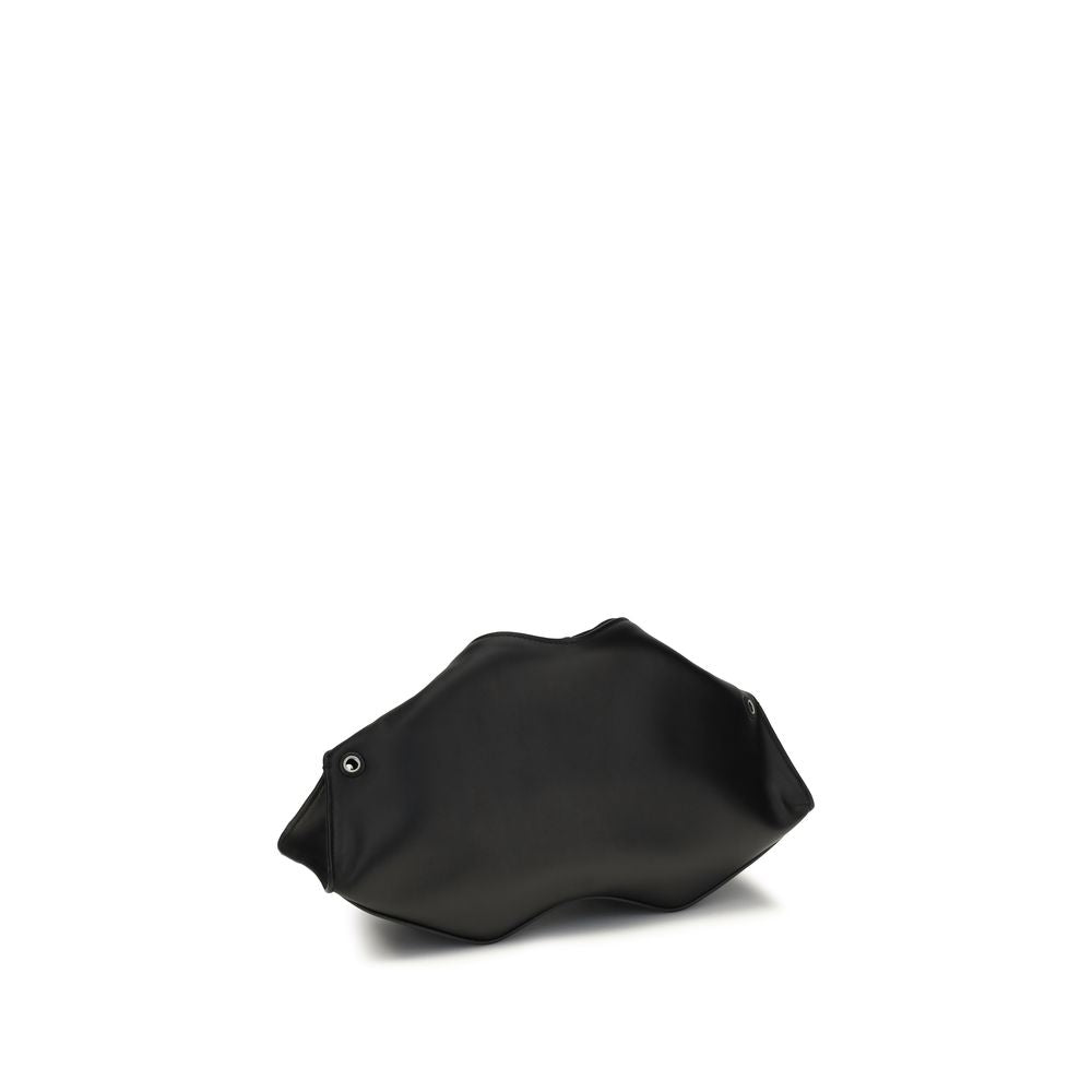 Alexander McQueen Black Clutch Bag for Women detail view