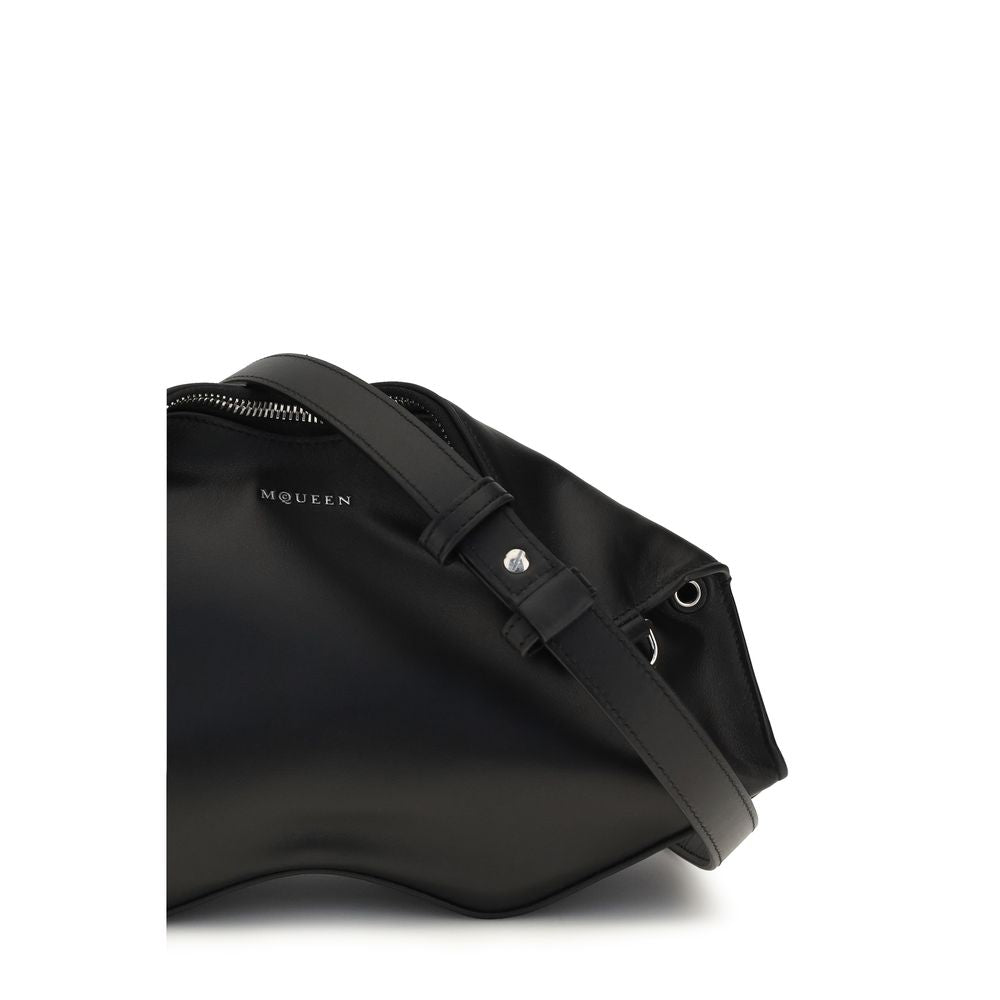 Alexander McQueen Black Clutch Bag for Women side view