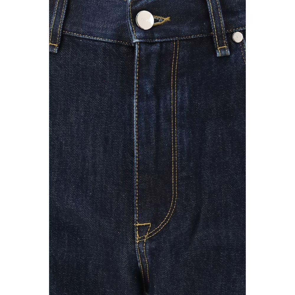 Fendi Blue Straight Leg Jeans for Men detail view