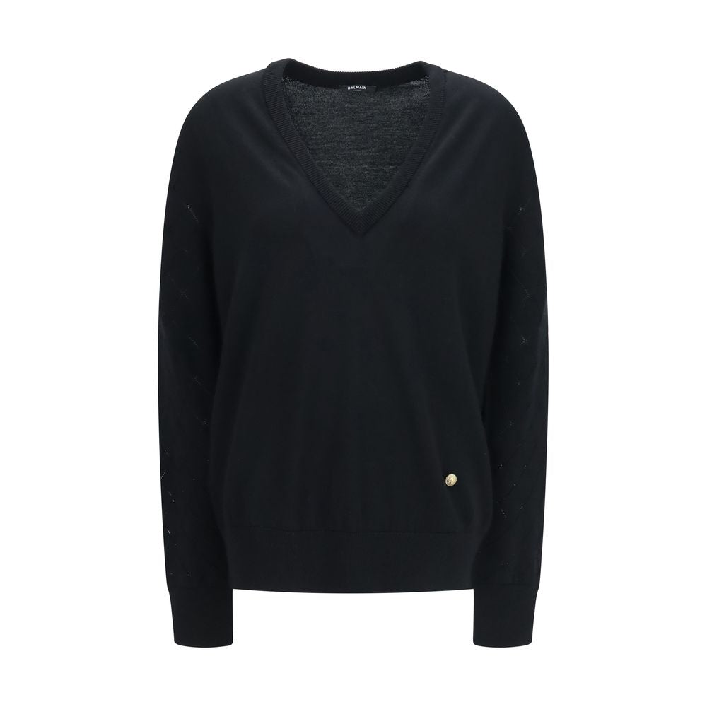 Balmain Black Sweatshirt for Women