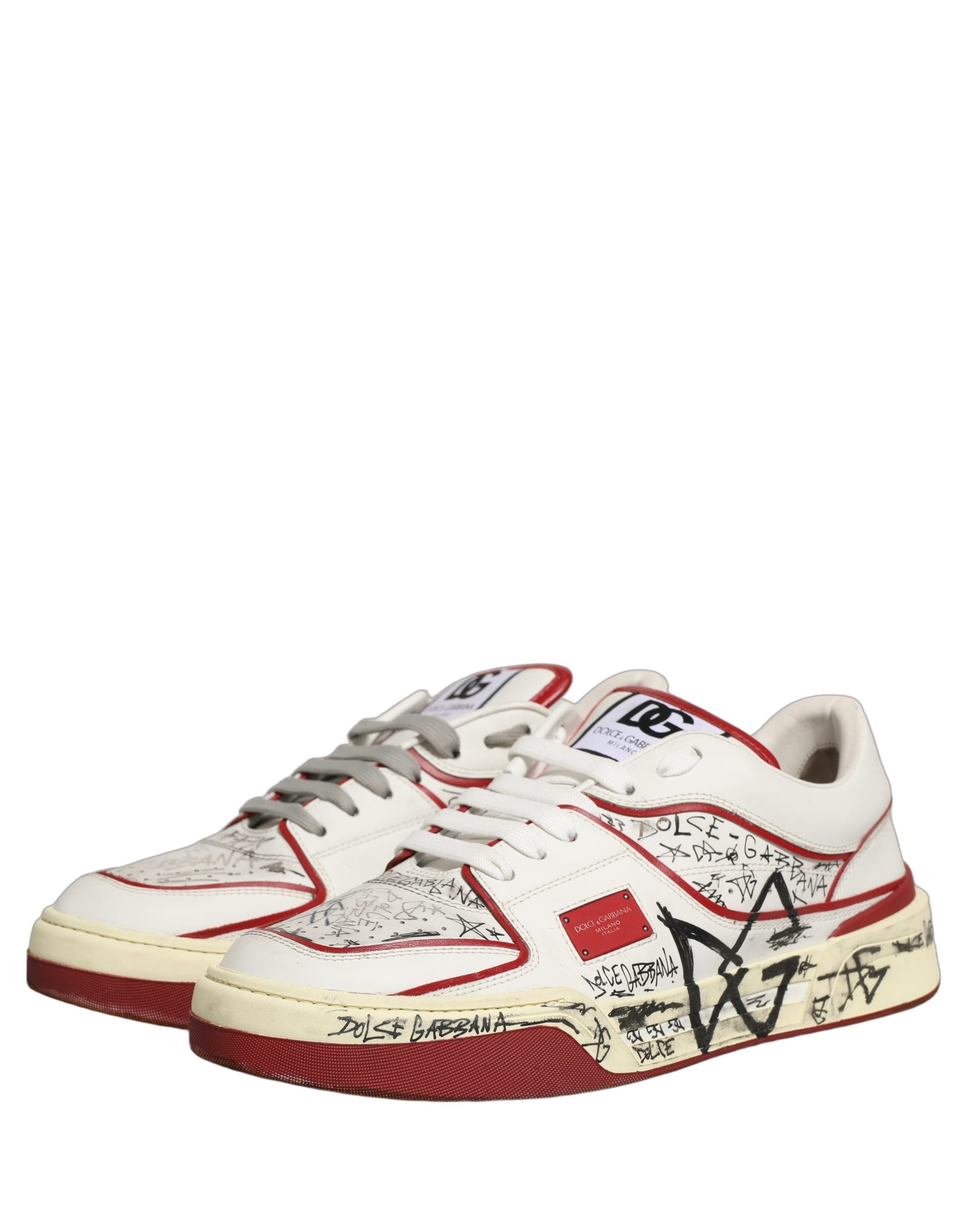 Dolce & Gabbana White Low Top Sneakers for Men additional view