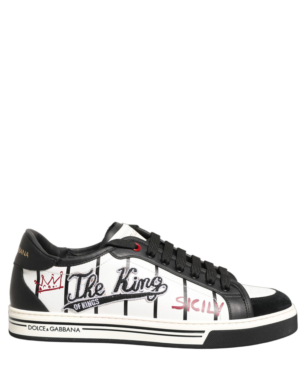 Dolce & Gabbana White Low Top Sneakers for Men