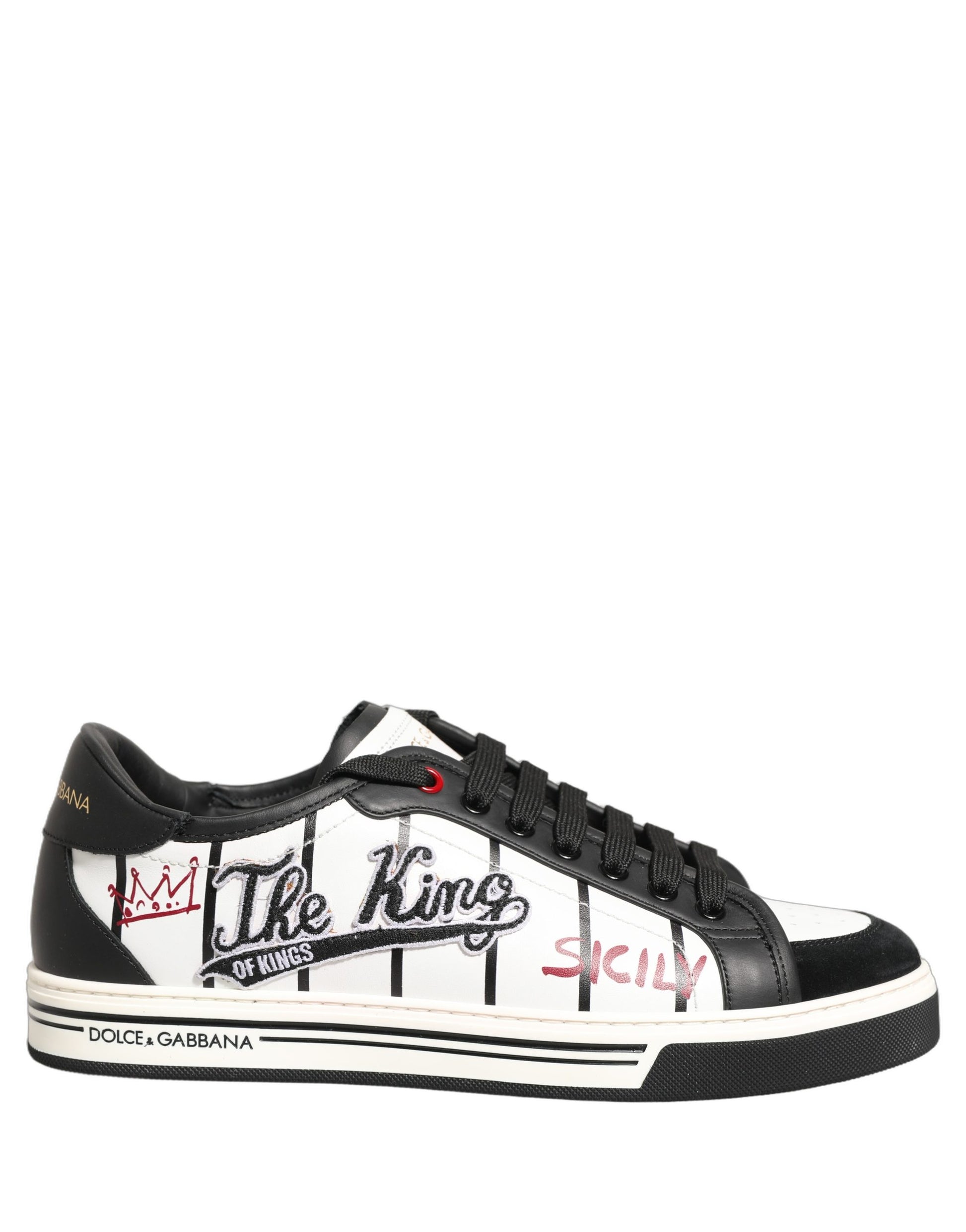 Dolce & Gabbana White Low Top Sneakers for Men