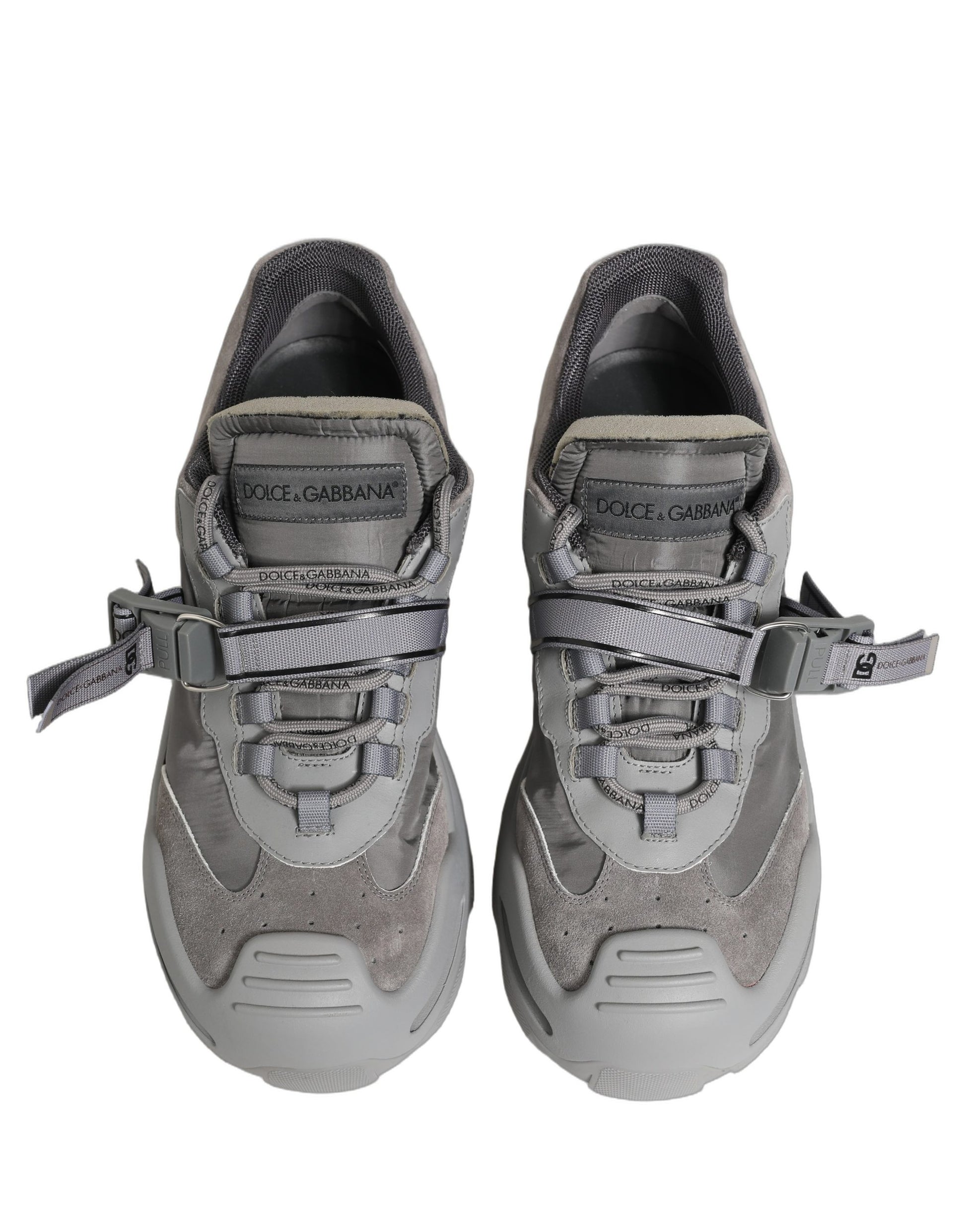 Dolce & Gabbana Grey Low Top Sneakers for Men side view