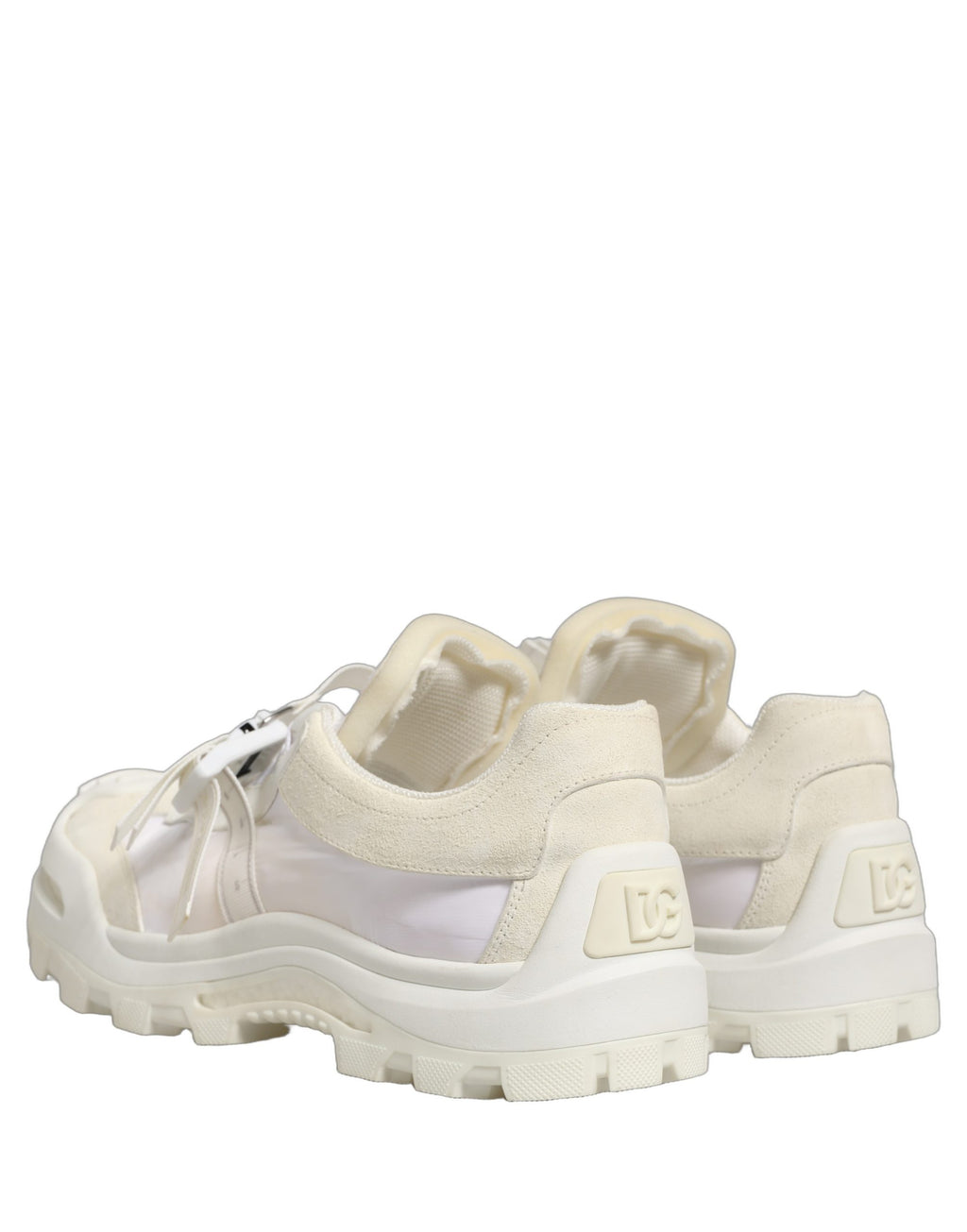 Dolce & Gabbana Baskets basses homme Airmaster blanches avec empiècements