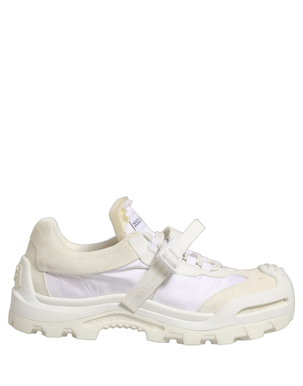 Dolce & Gabbana Baskets basses homme Airmaster blanches avec empiècements