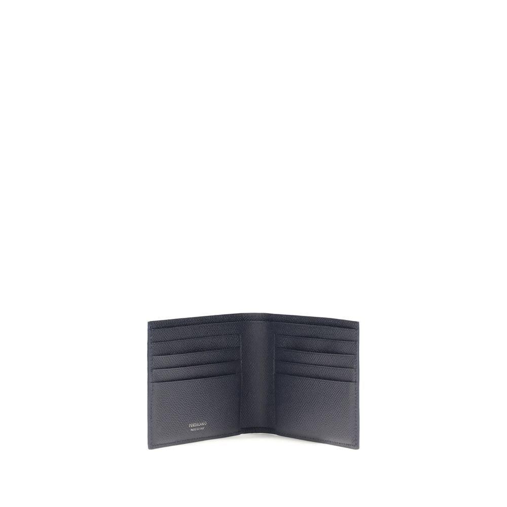 Ferragamo Blue Wallet detail view