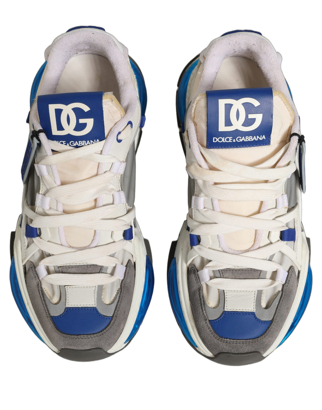 Chaussures Sneakers Basses Daymaster Noires et Blanches Dolce & Gabbana