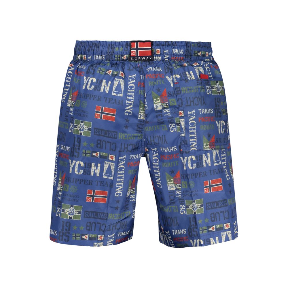Maillot de bain homme en polyester bleu Norvège 1963