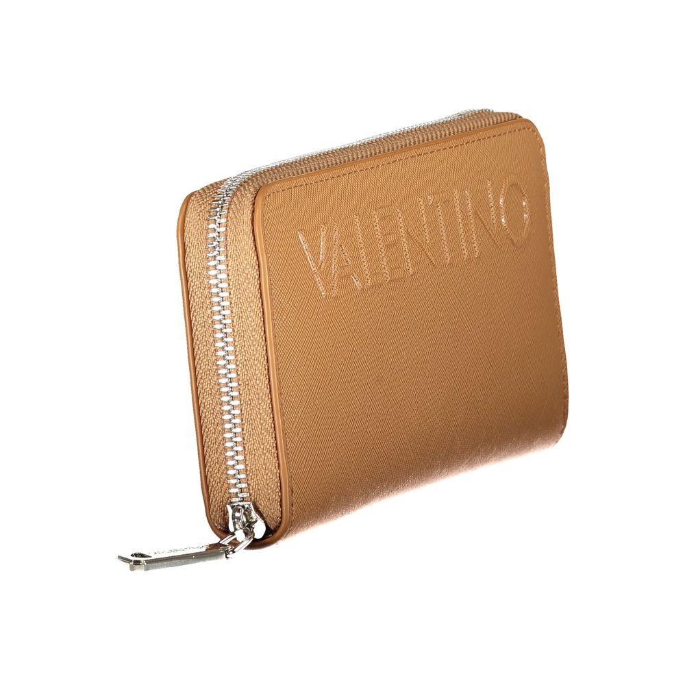 Portefeuille Valentino en polyuréthane marron pour femme