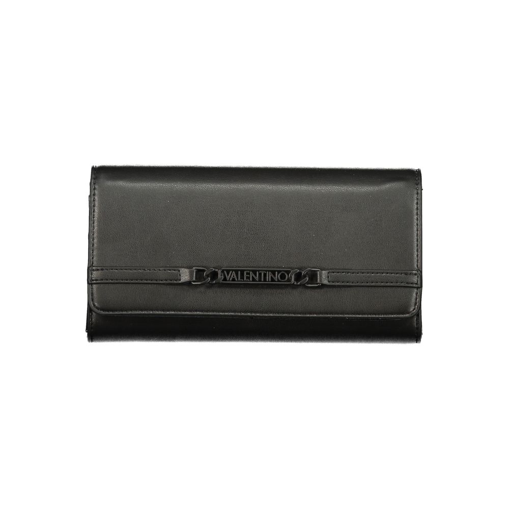 Portefeuille Valentino noir en polyuréthane pour femme