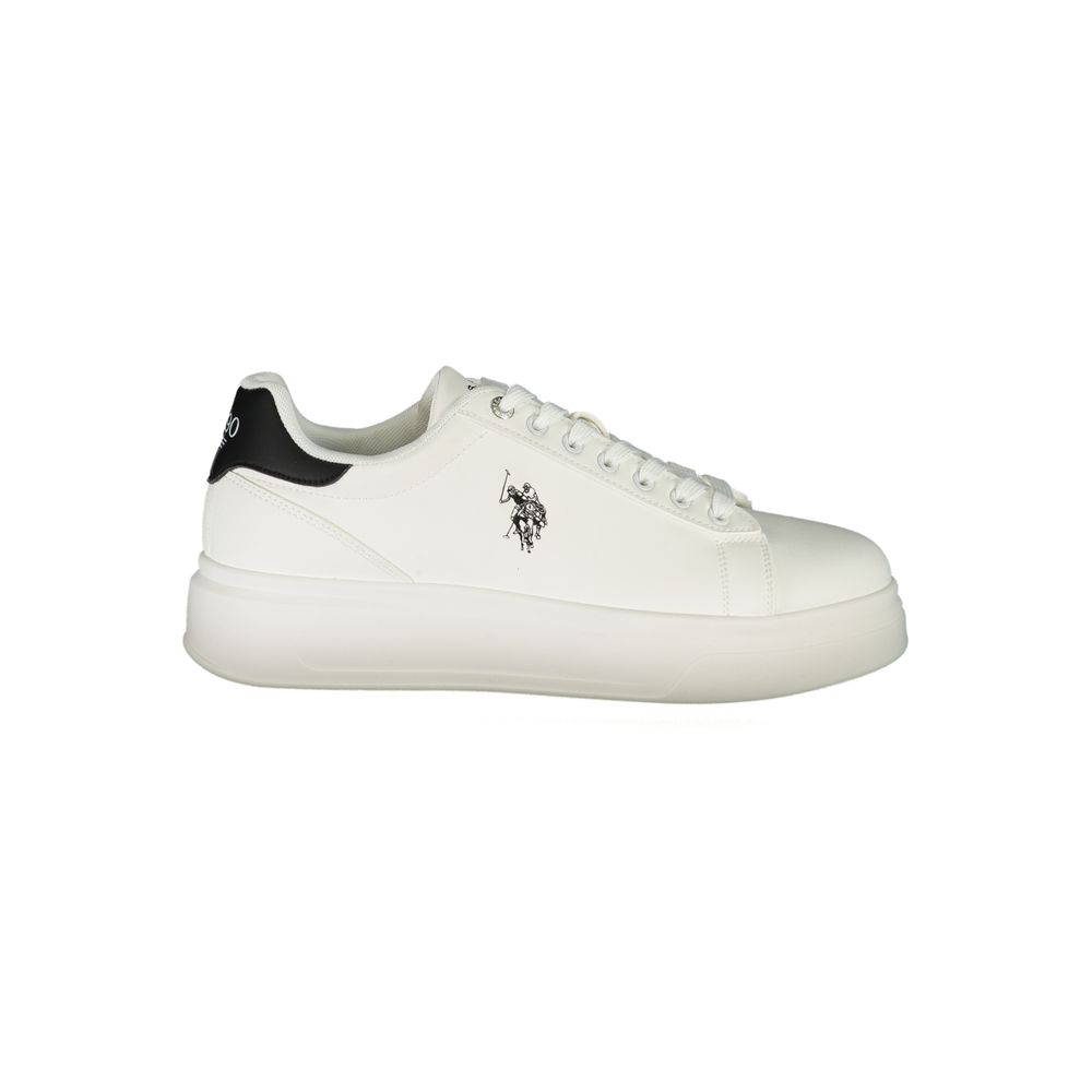 U.S. POLO ASSN. Baskets Homme en Polyester Blanc
