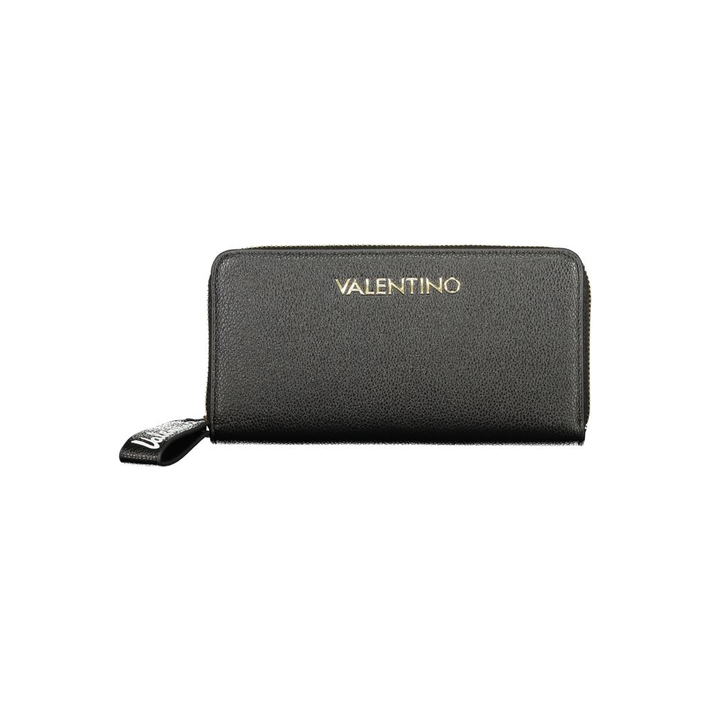 Portefeuille Valentino noir en polyuréthane pour femme