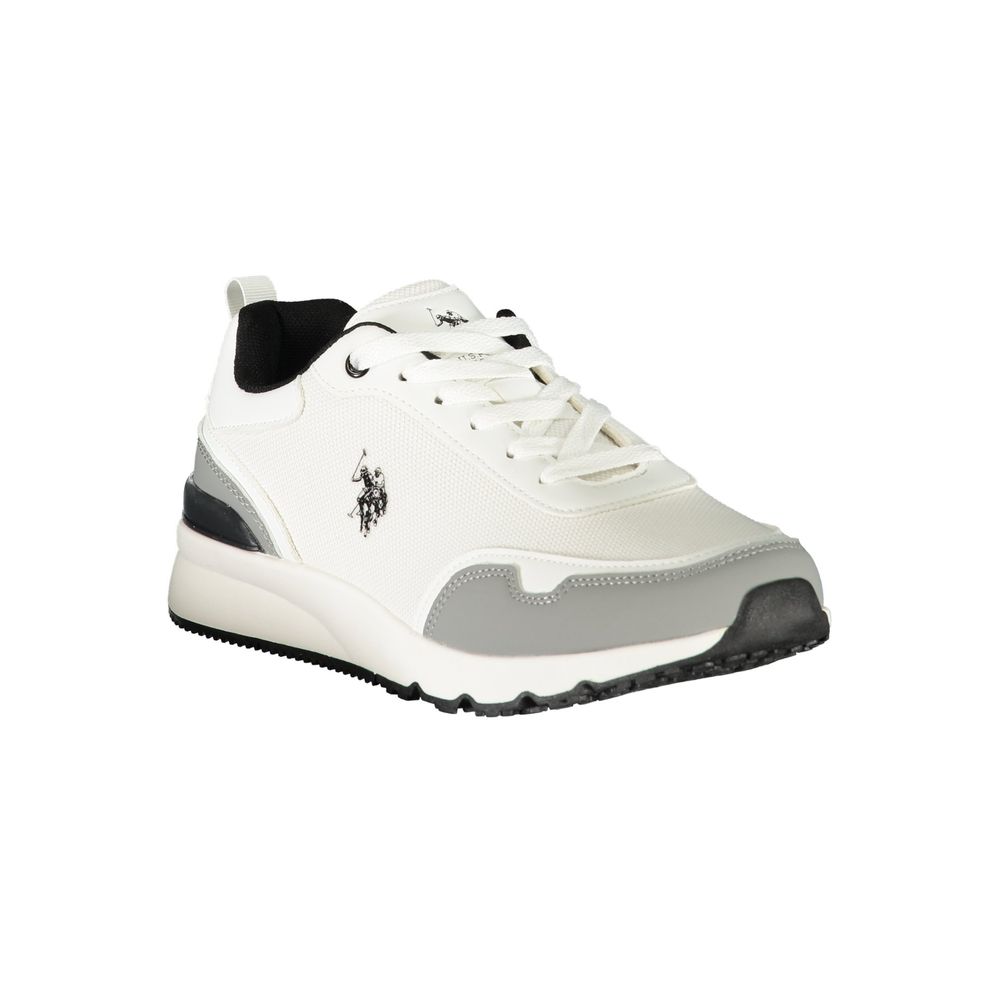 U.S. POLO ASSN. Baskets Homme en Polyuréthane Blanc