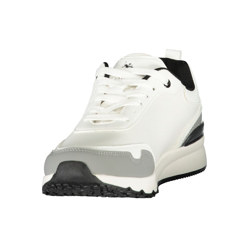 U.S. POLO ASSN. Baskets Homme en Polyuréthane Blanc