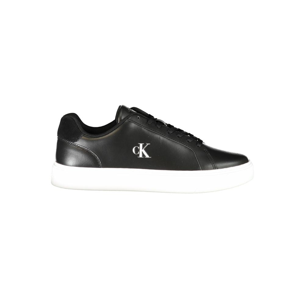 Baskets noires en polyuréthane pour homme Calvin Klein