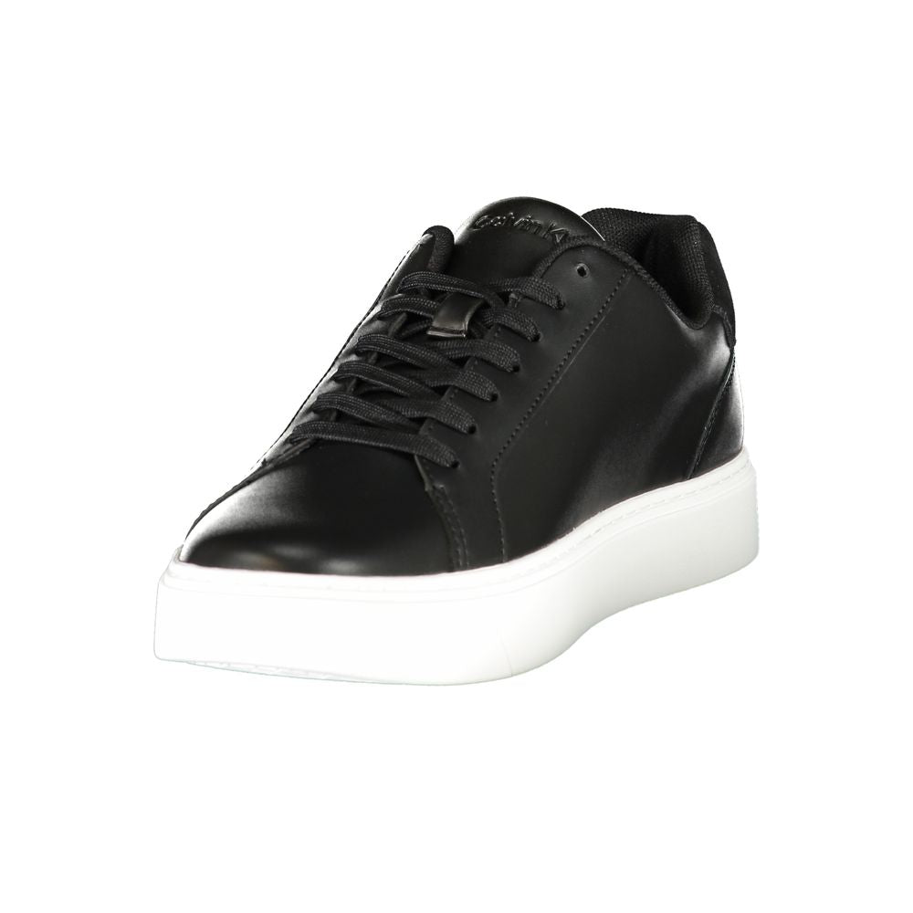 Baskets noires en polyuréthane pour homme Calvin Klein