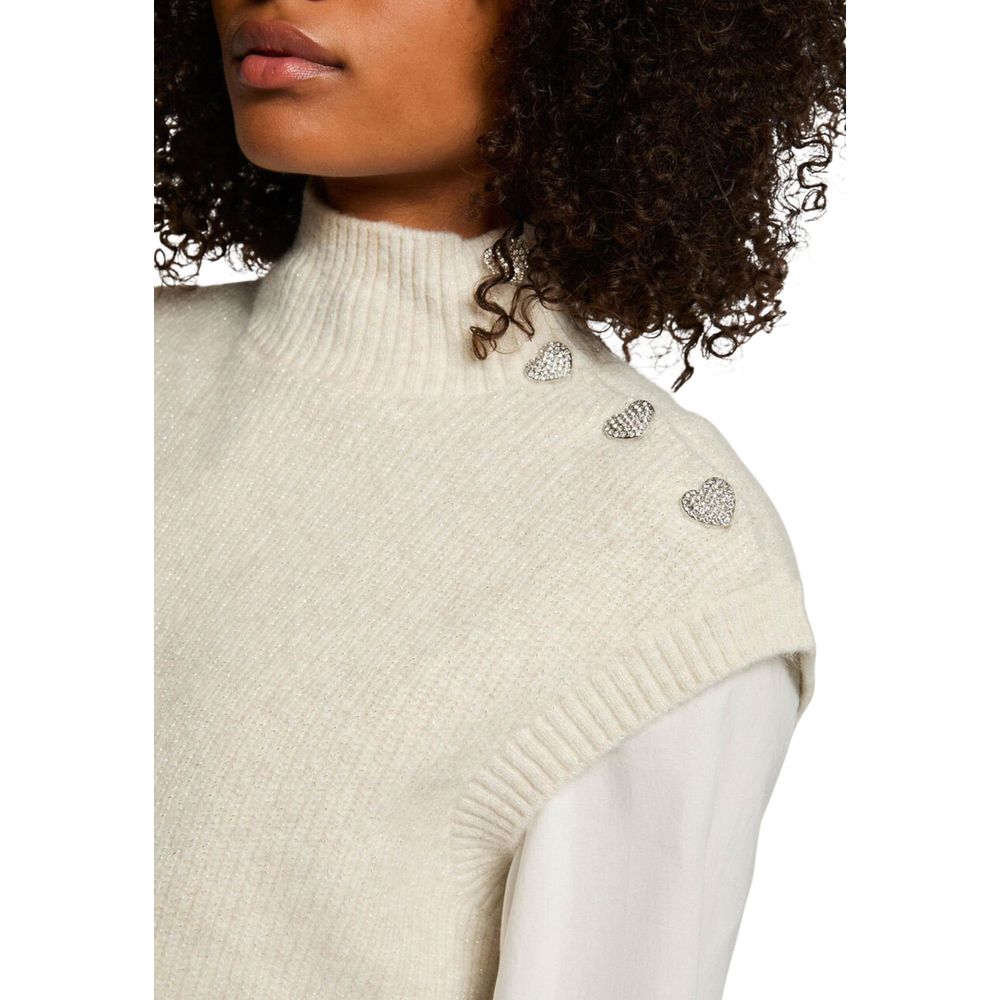 Morgan De Toi Beige Sleeveless for Women side view