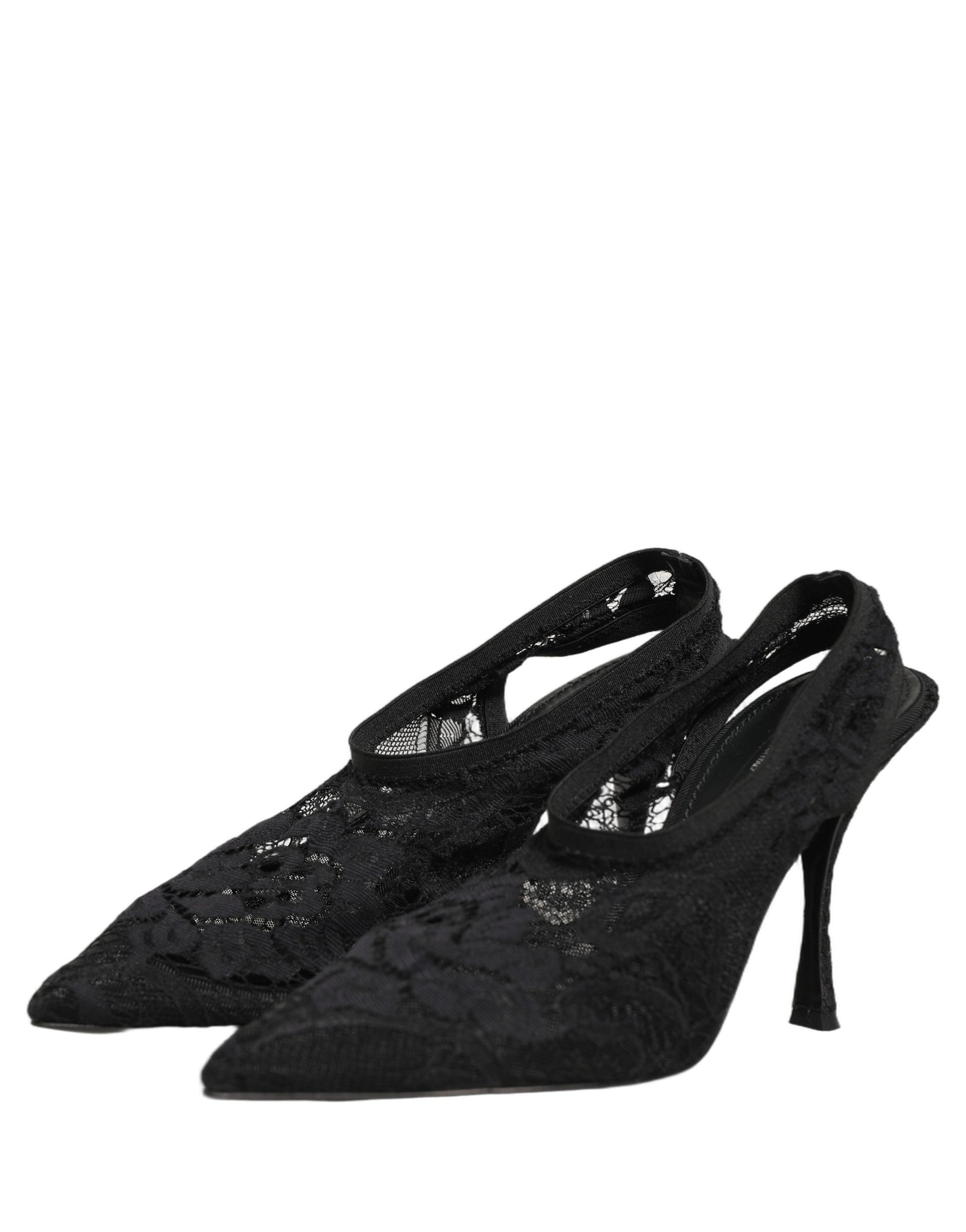 Dolce & Gabbana Black High Heel for Women side view