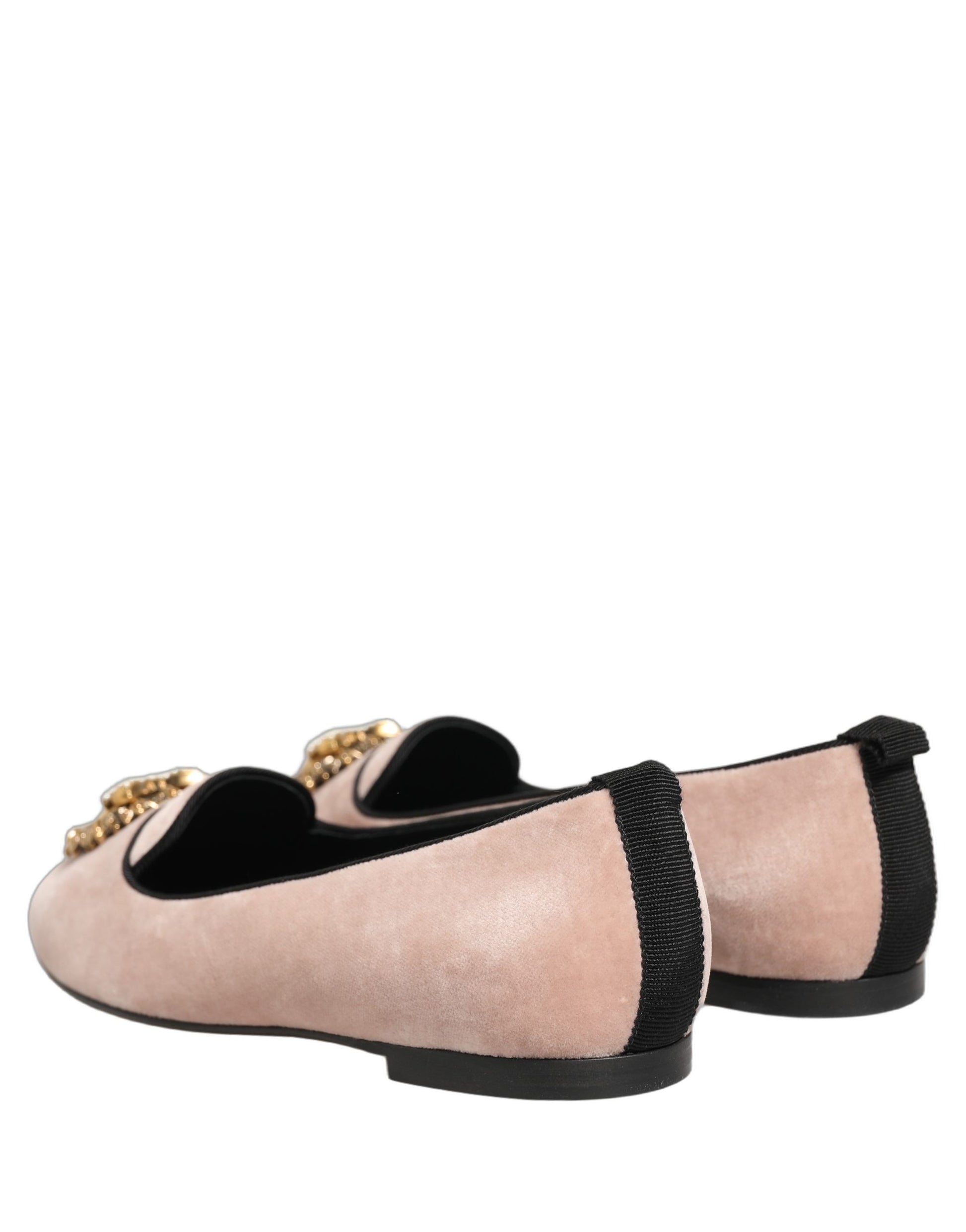 Dolce & Gabbana Pink Slip On Loafers for Women additional view