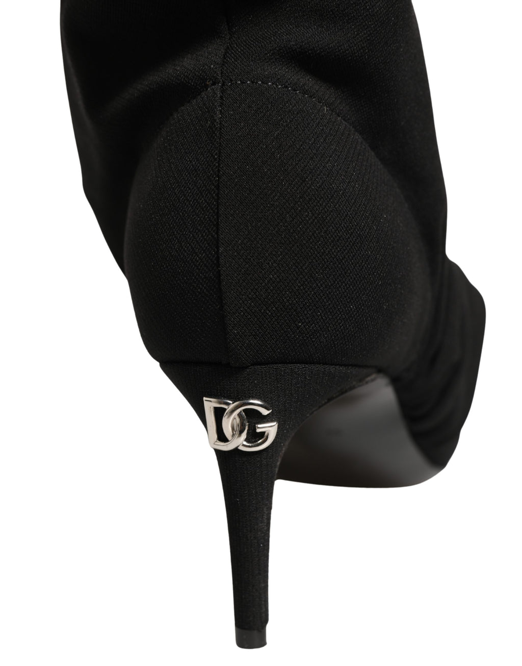 Chaussures Dolce & Gabbana Bottines à talons chaussettes extensibles noires