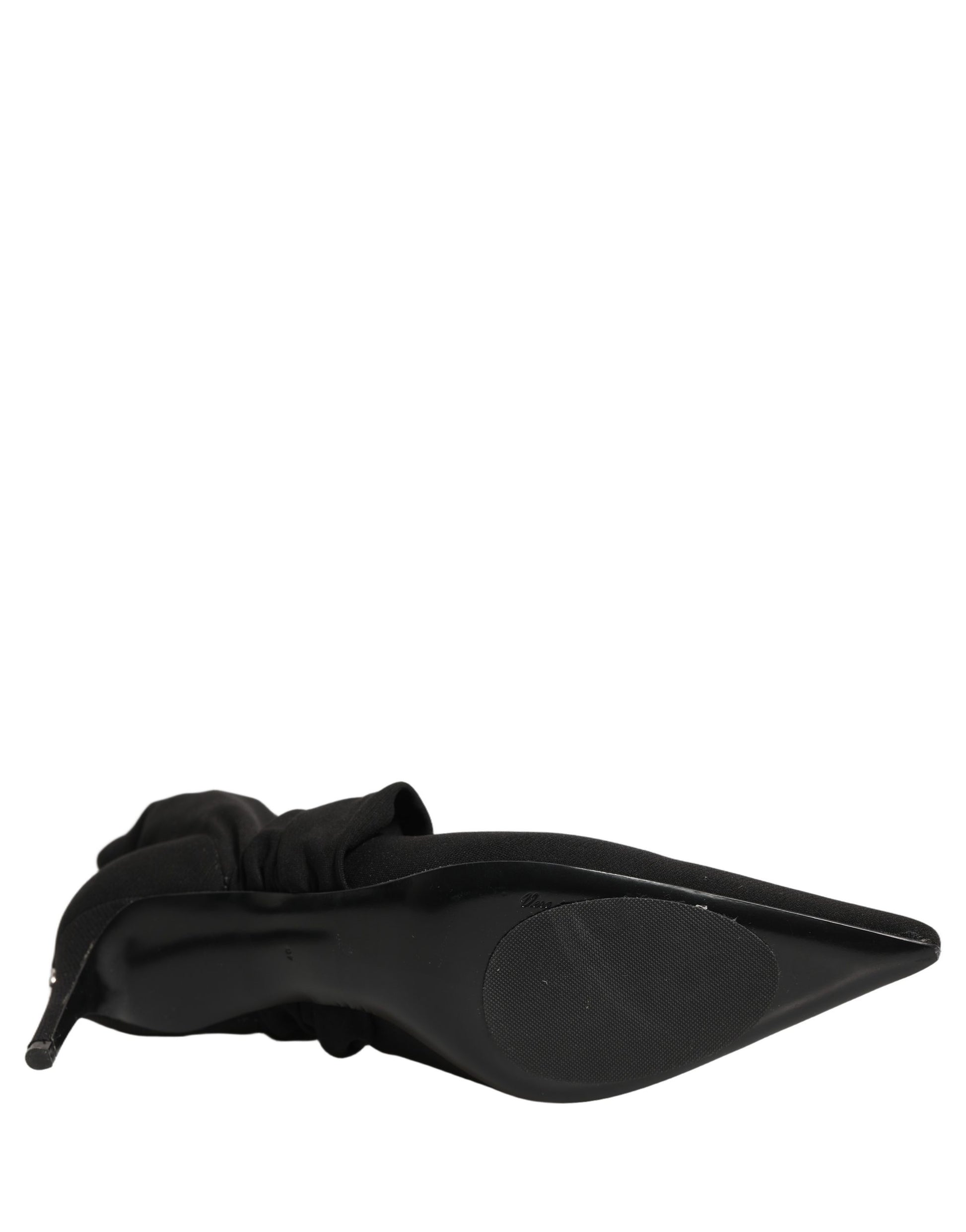 Chaussures Dolce & Gabbana Bottines à talons chaussettes extensibles noires