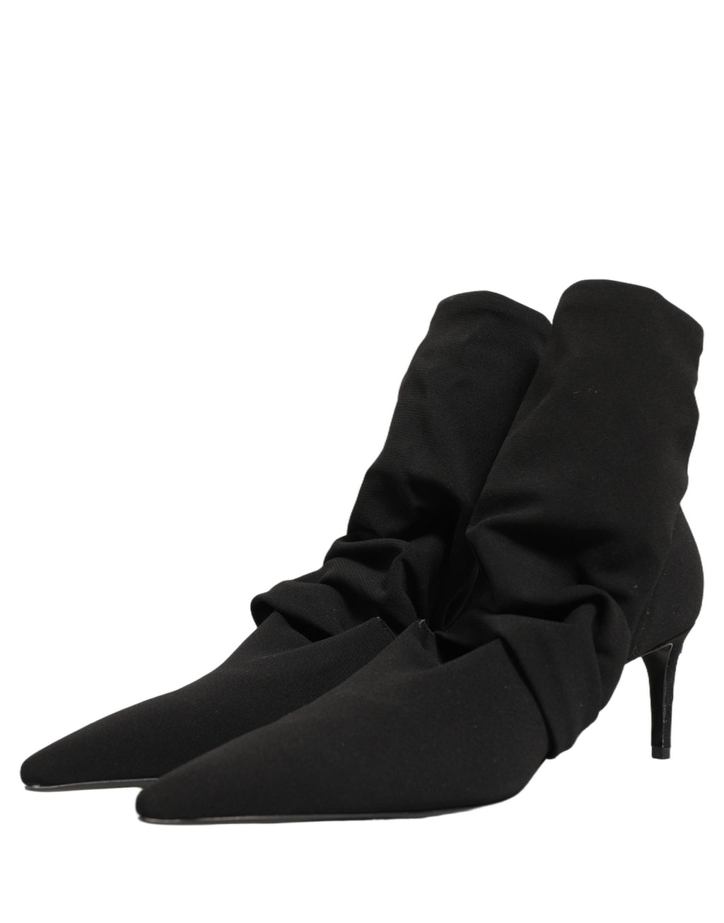 Chaussures Dolce & Gabbana Bottines à talons chaussettes extensibles noires
