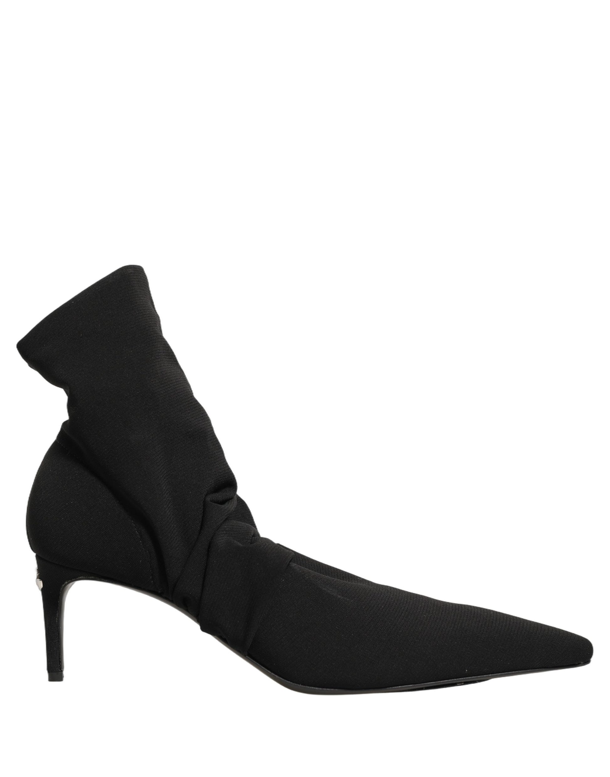 Chaussures Dolce & Gabbana Bottines à talons chaussettes extensibles noires